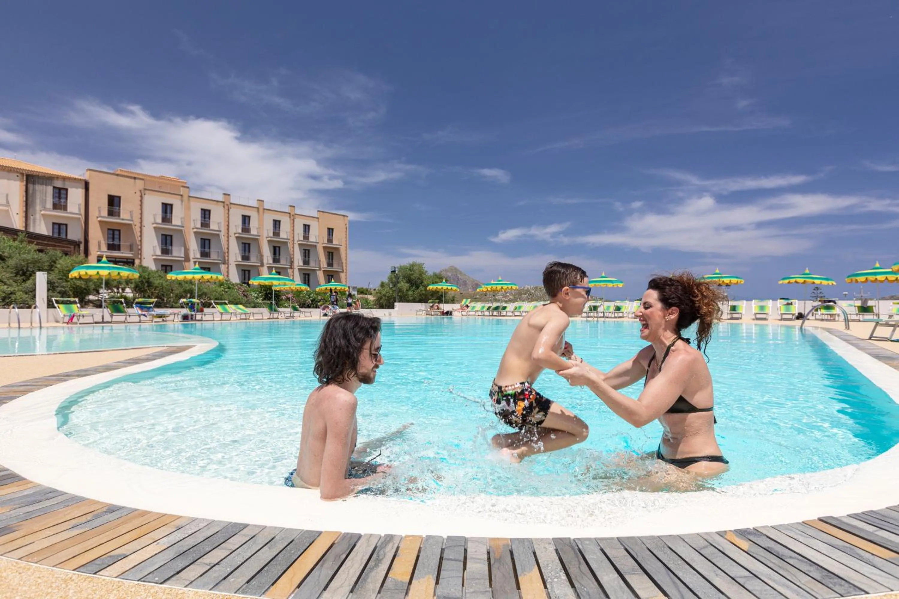 People in Villa Zina Family Resort