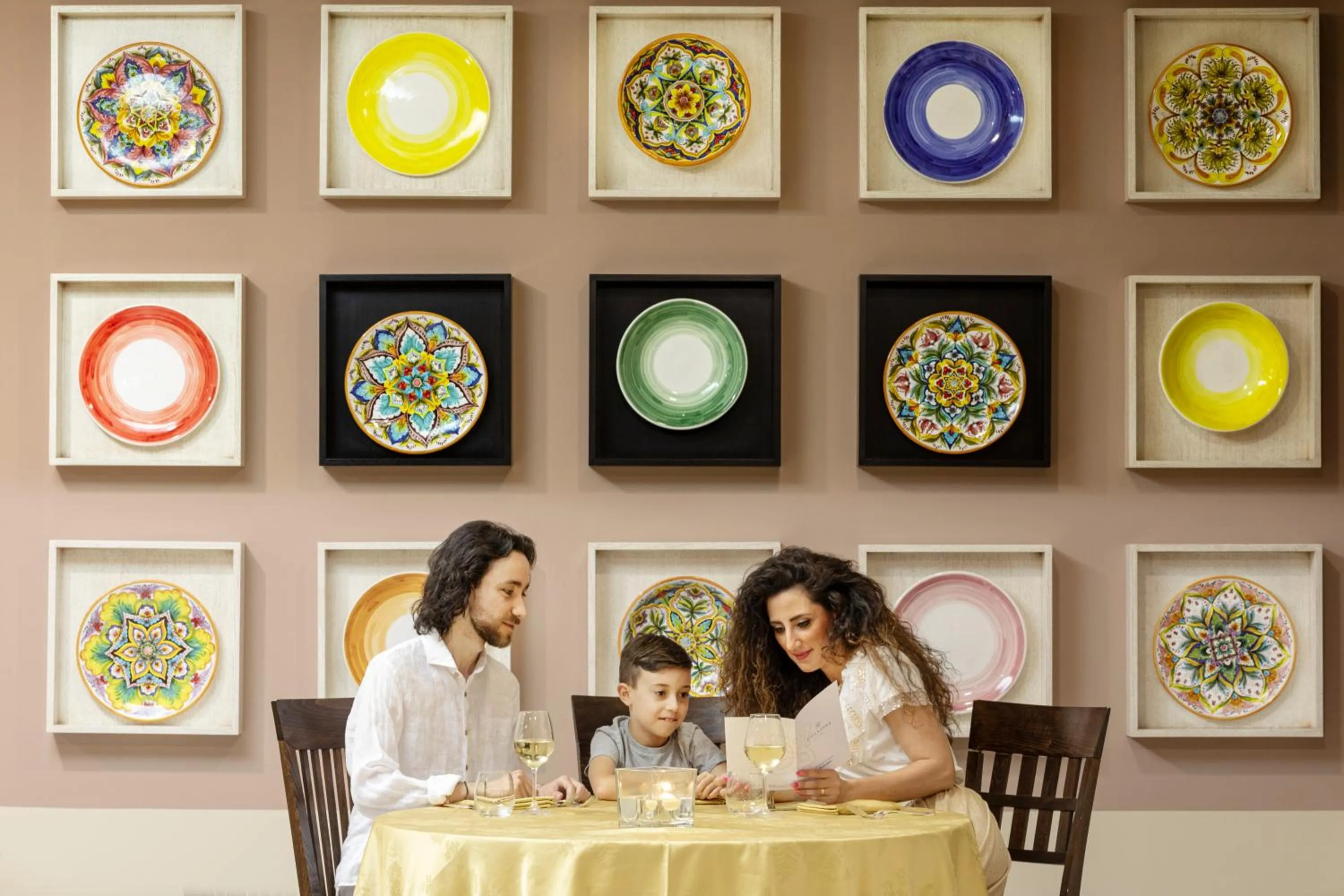 Dining area in Villa Zina Family Resort
