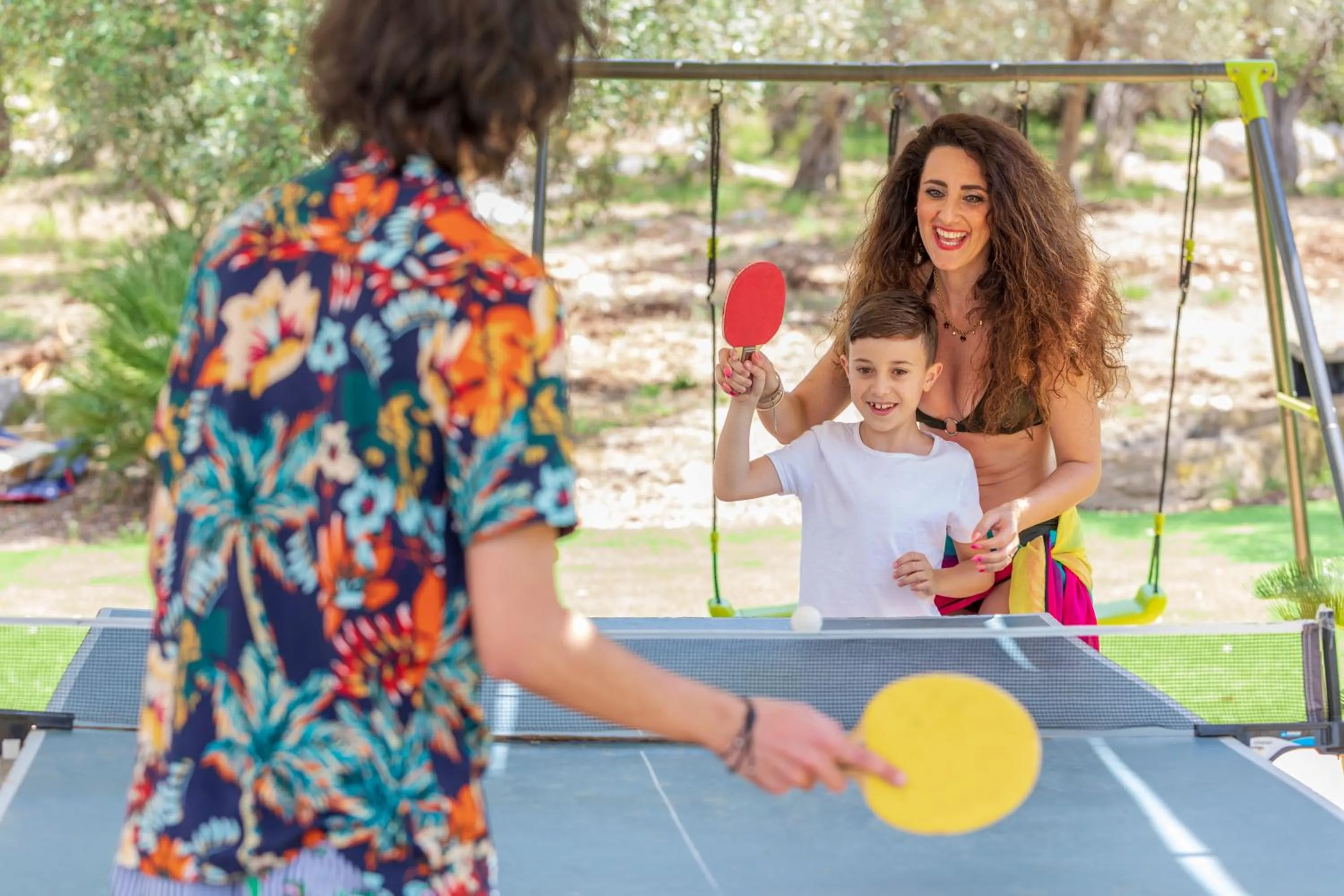 Table tennis in Villa Zina Family Resort