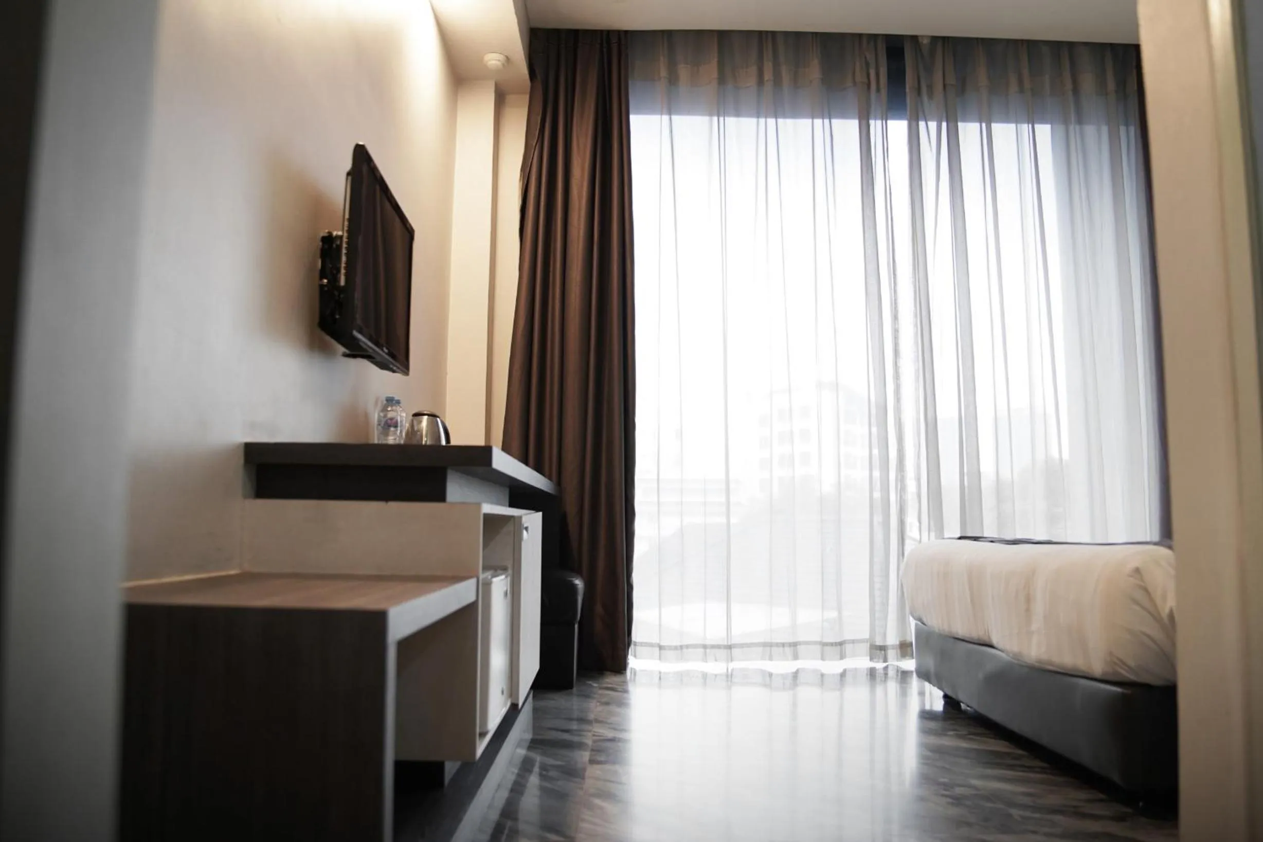 Bedroom, Bed in Dreamtel Jakarta