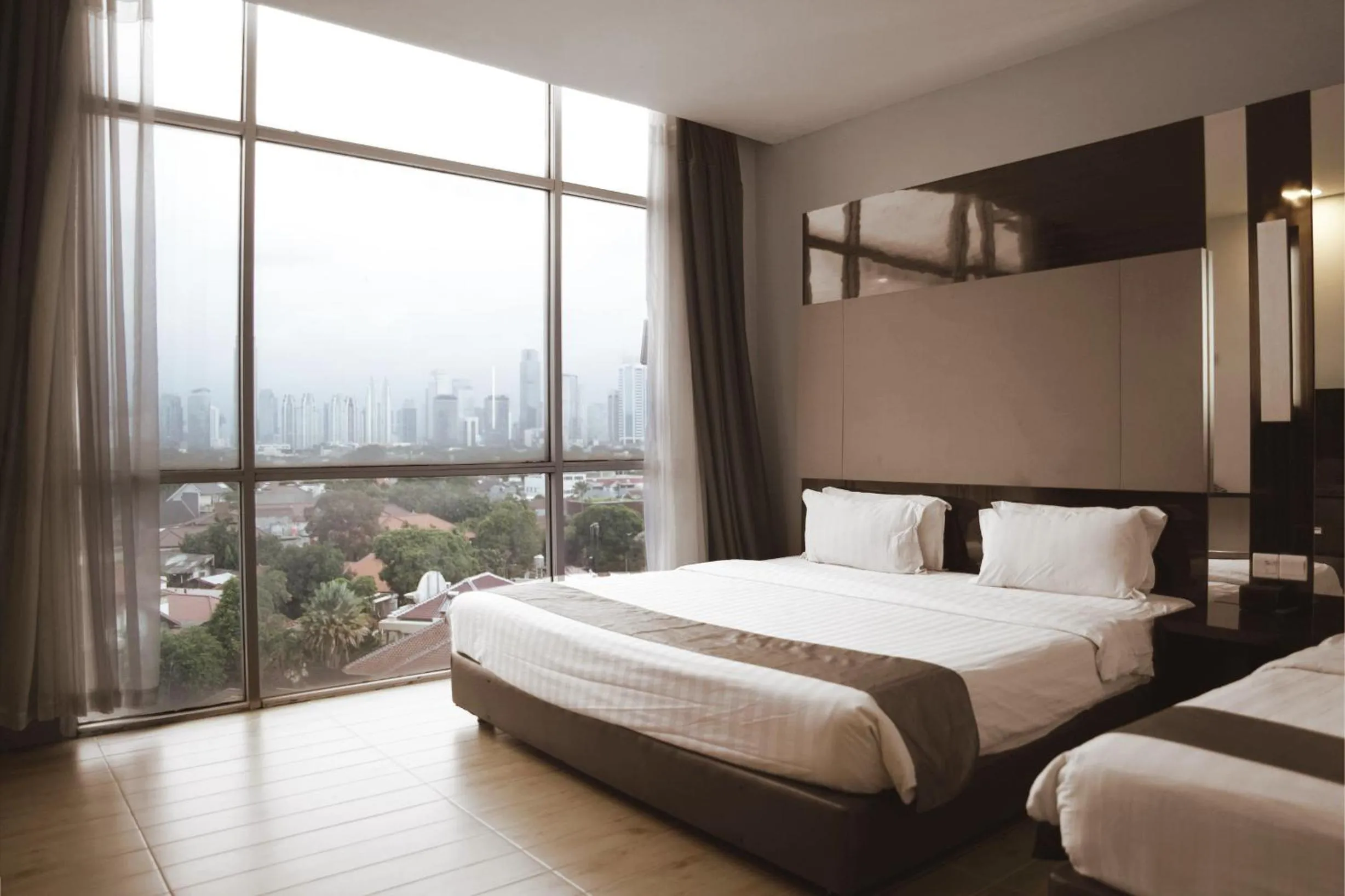 Bed in Dreamtel Jakarta
