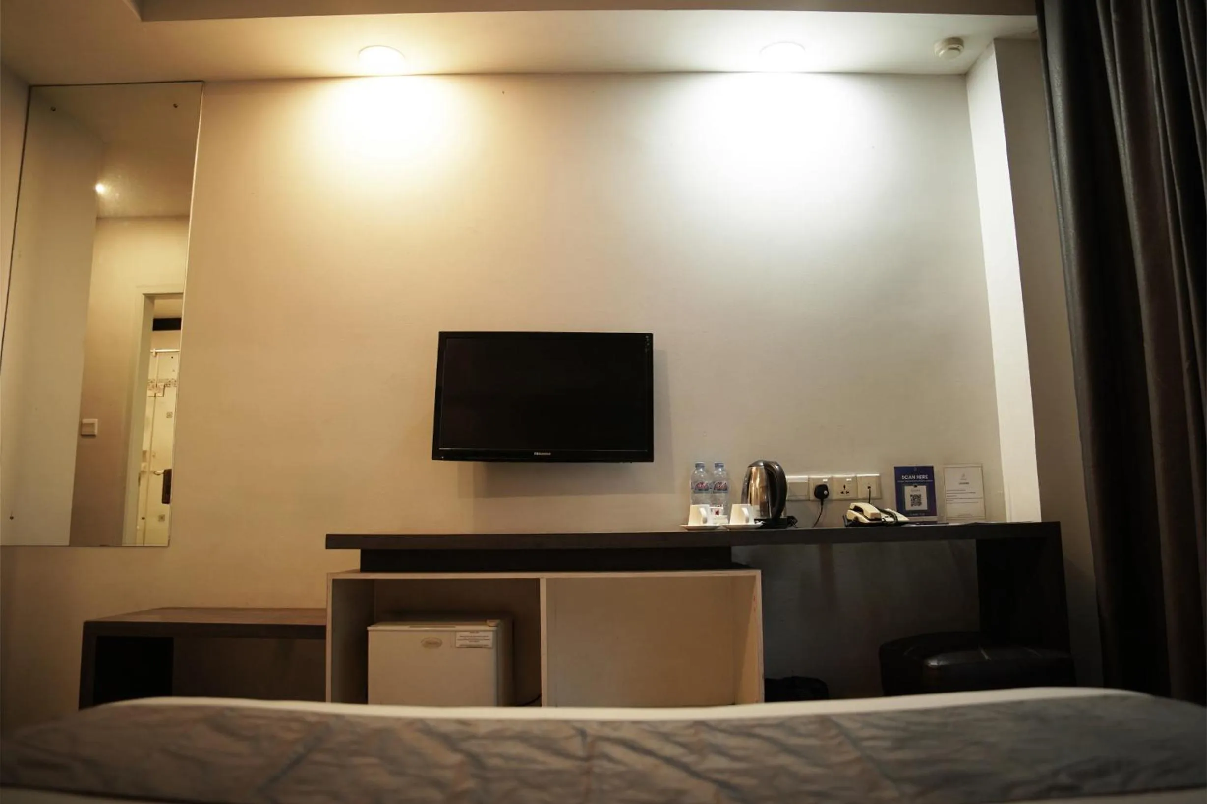 Bed in Dreamtel Jakarta