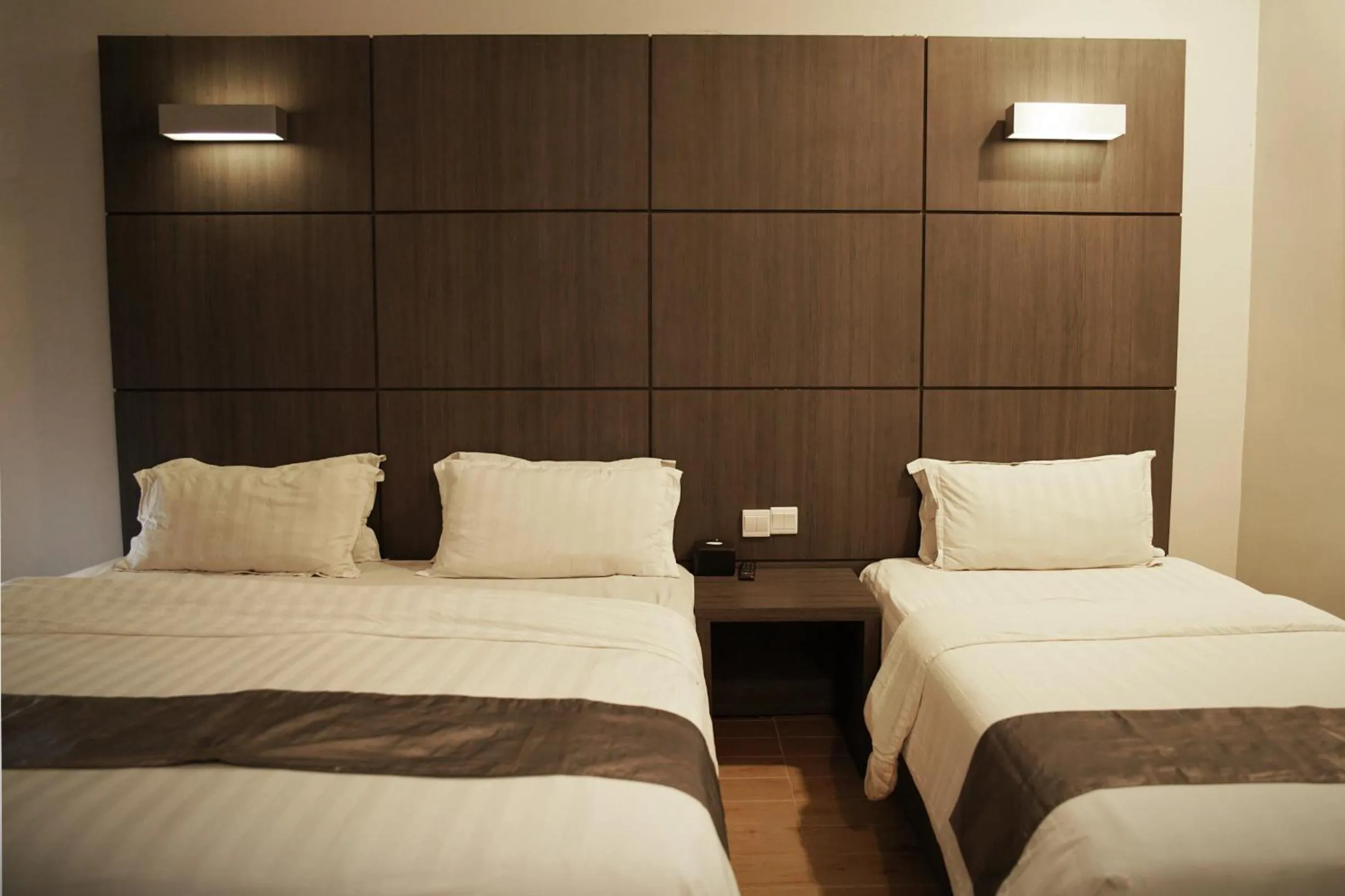 Bed in Dreamtel Jakarta