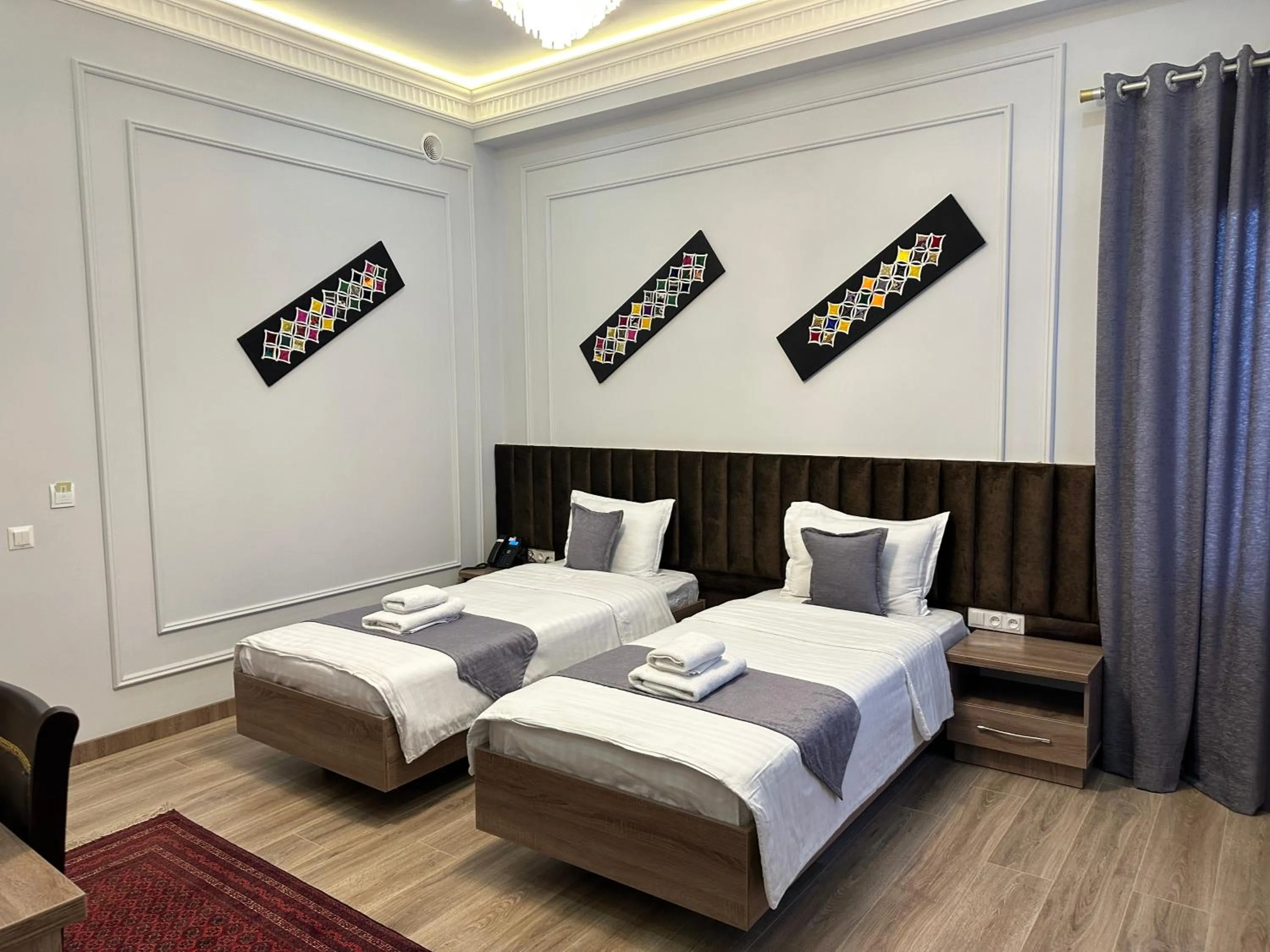 Bed in Rayyan Hotel Samarkand