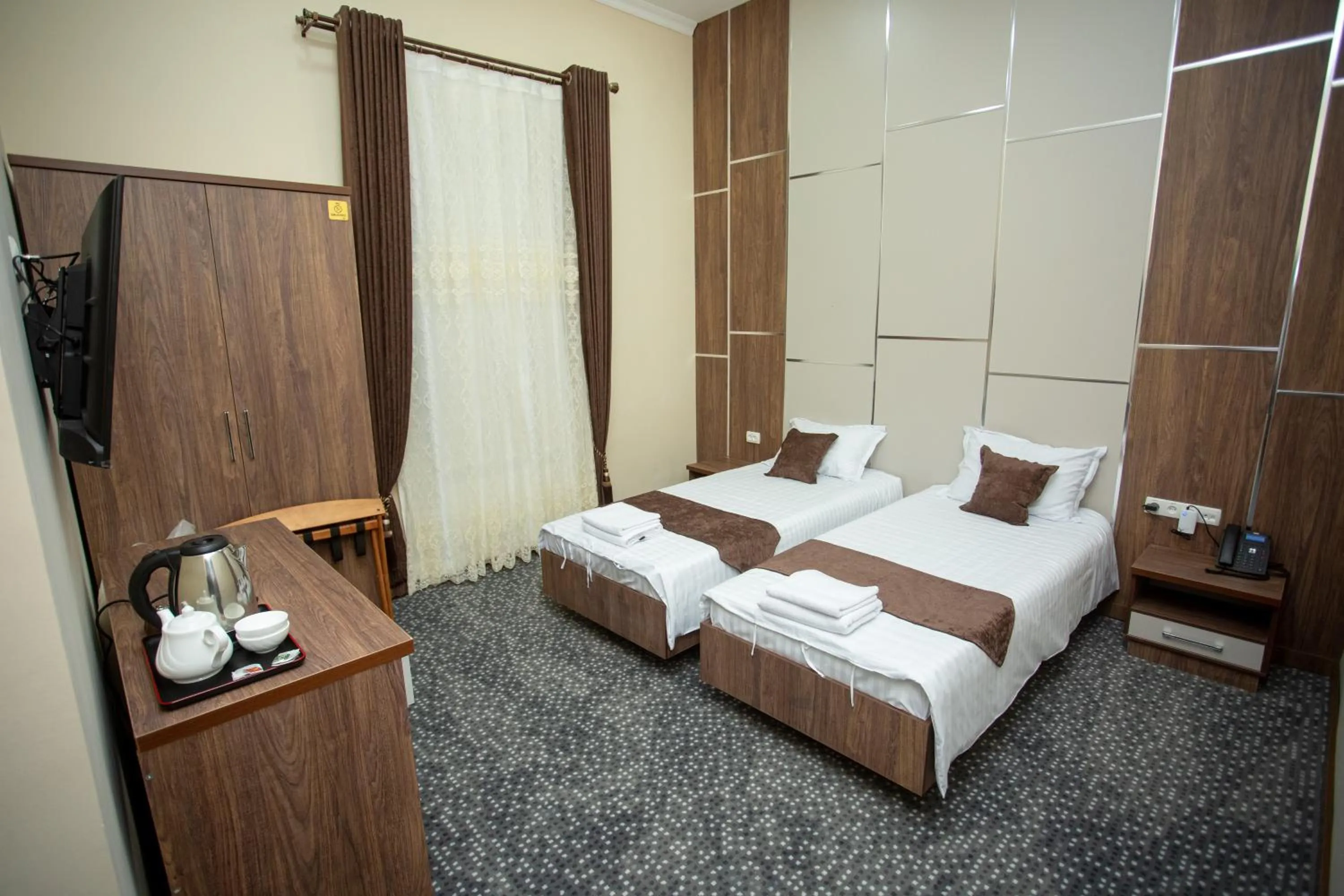 TV and multimedia, Bed in Rayyan Hotel Samarkand
