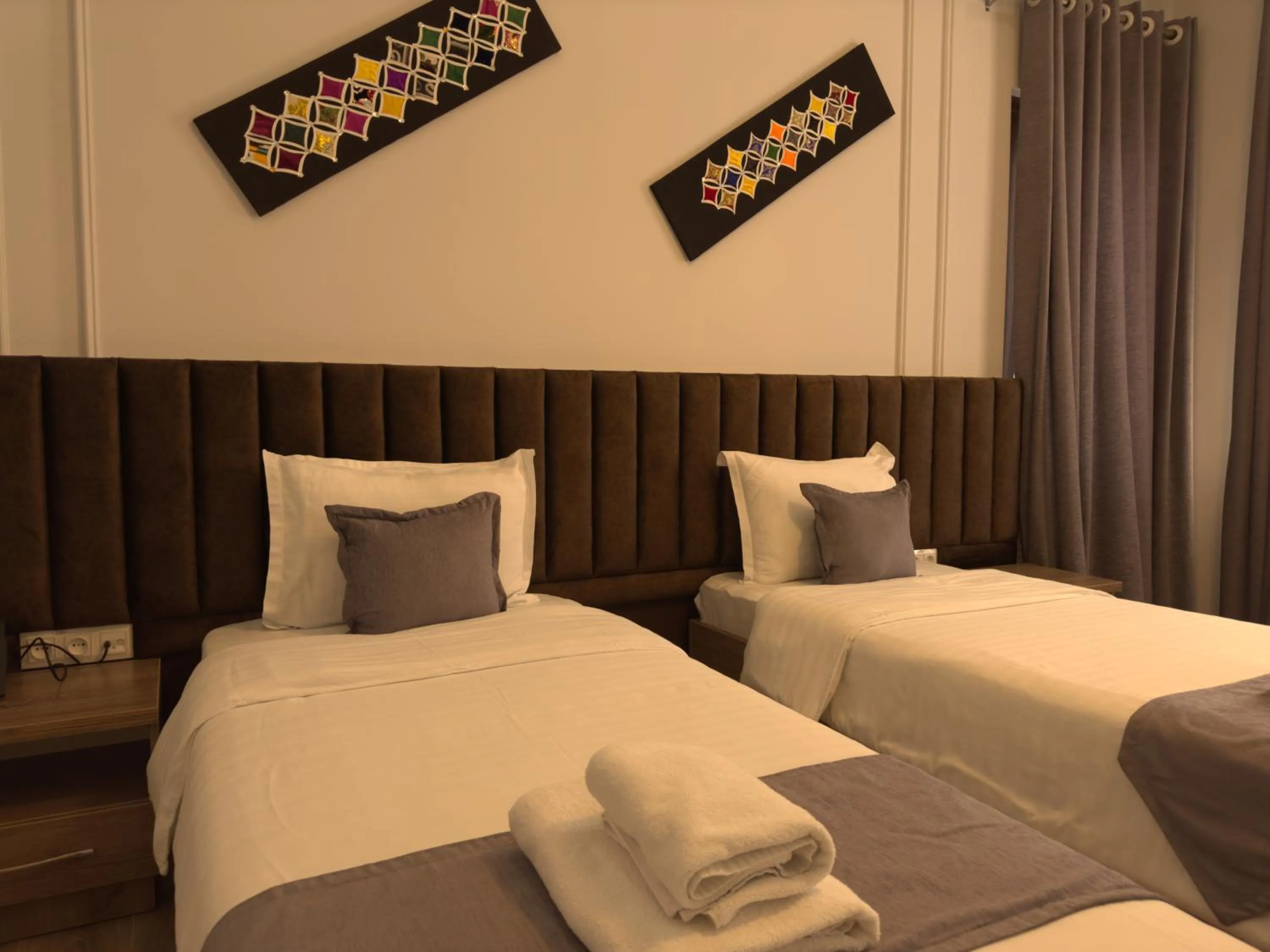 Bed in Rayyan Hotel Samarkand