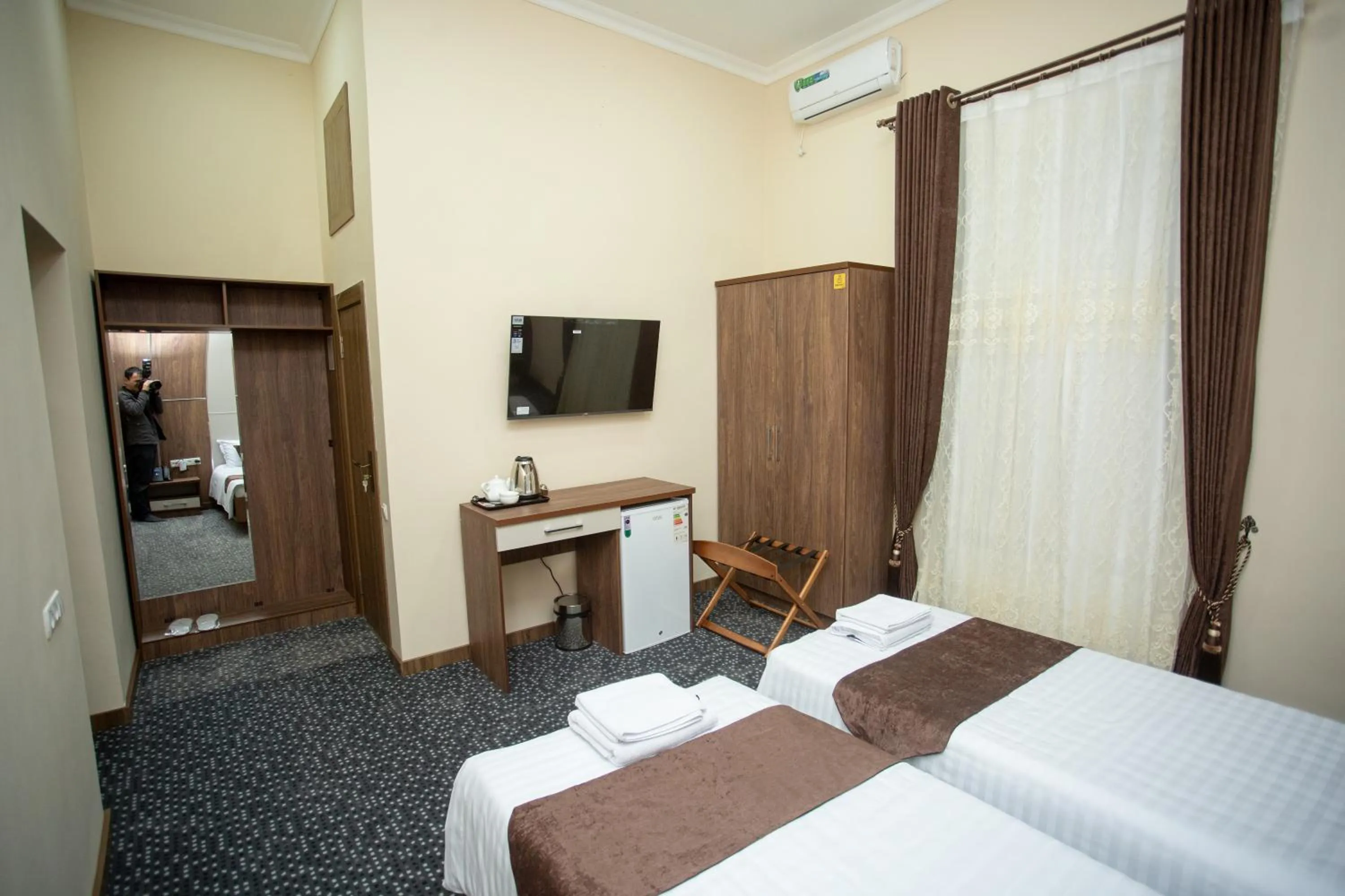 Bed in Rayyan Hotel Samarkand