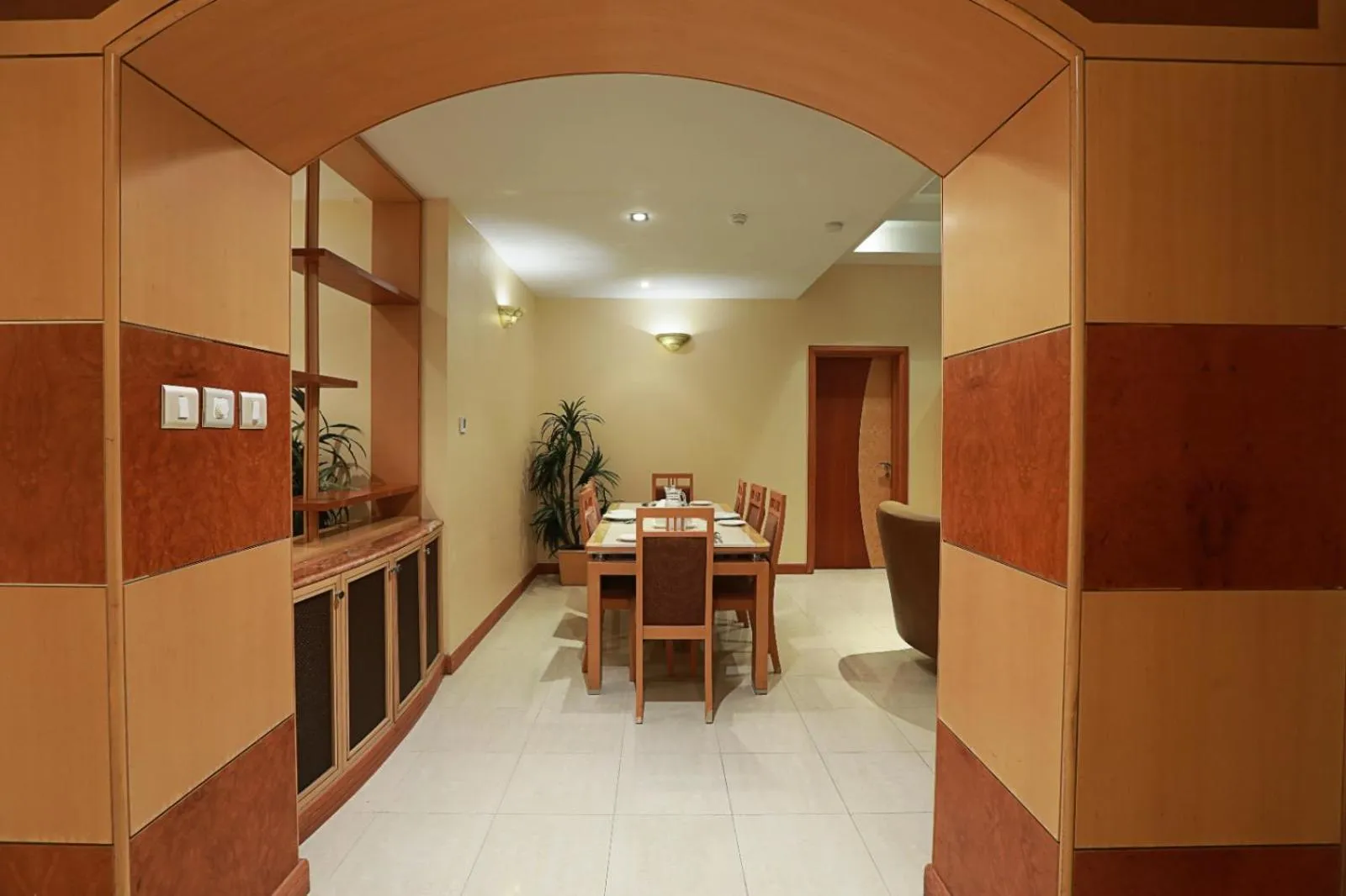 Dining area in Elite Tower