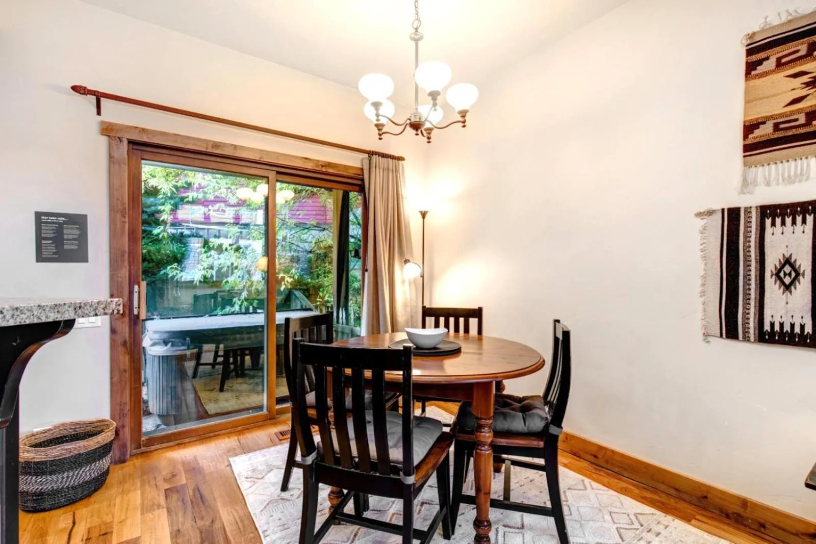 Dining area in KBM Resorts In the Heart of Old TownWalk to Main St. Easy access shuttle to PCMR or DV Resorts Private Hot Tub POA-504b