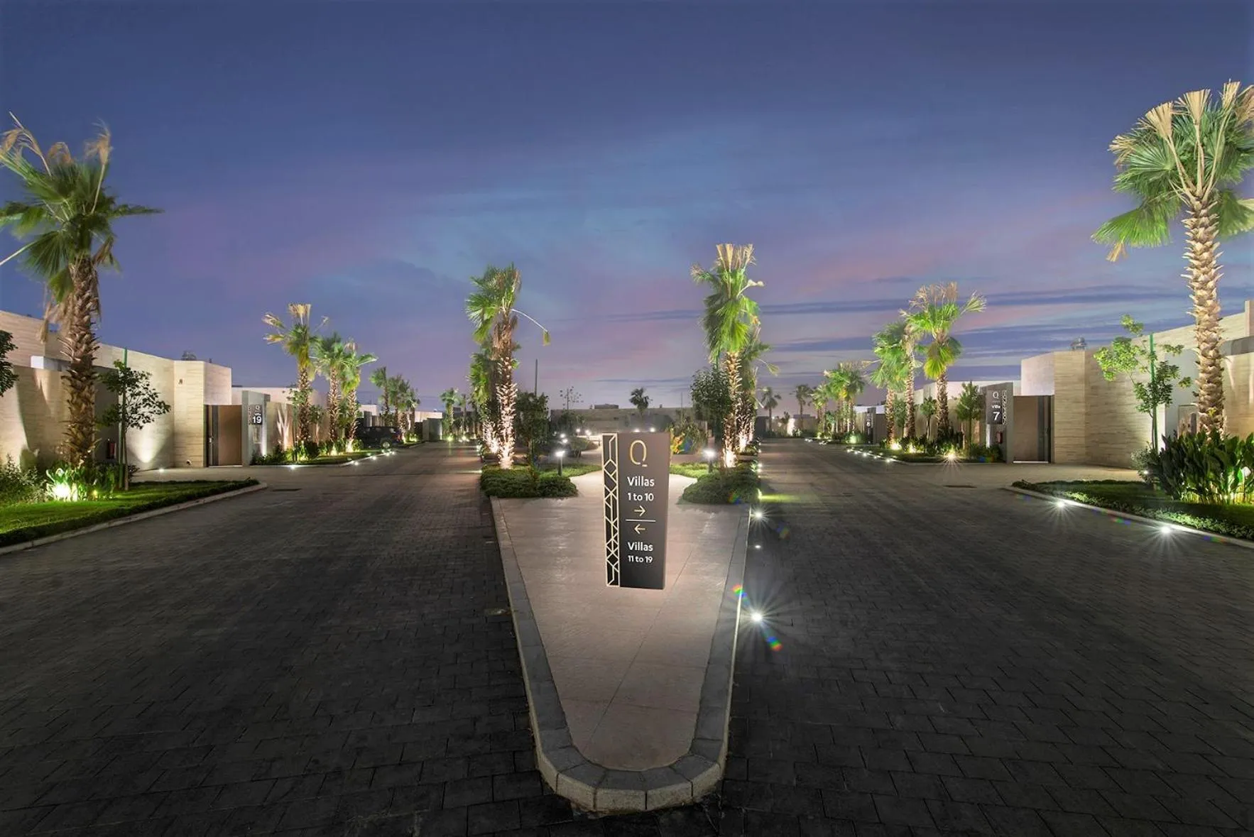 Garden view in Q Hotel Resorts -Riyadh