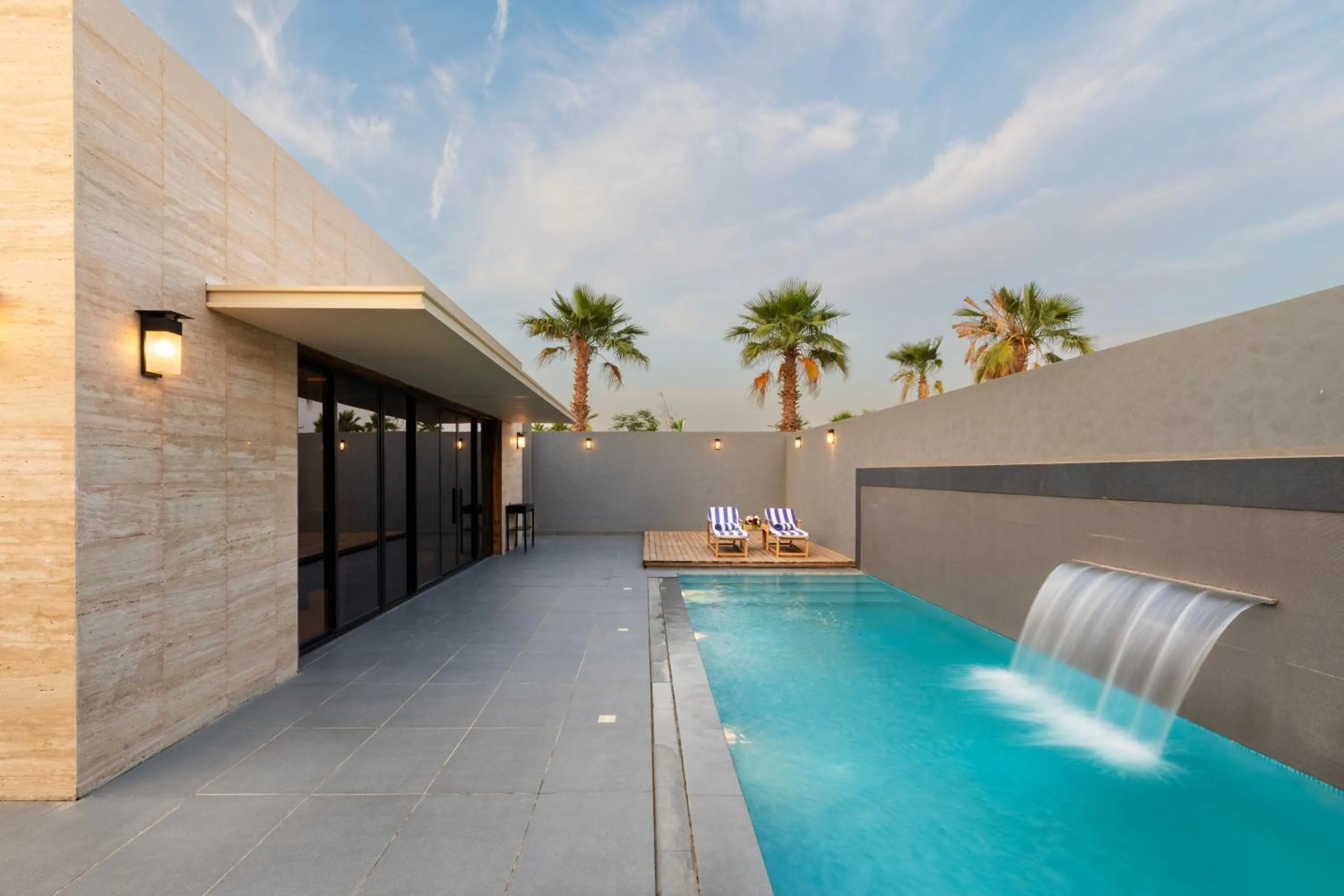 Pool view in Q Hotel Resorts -Riyadh