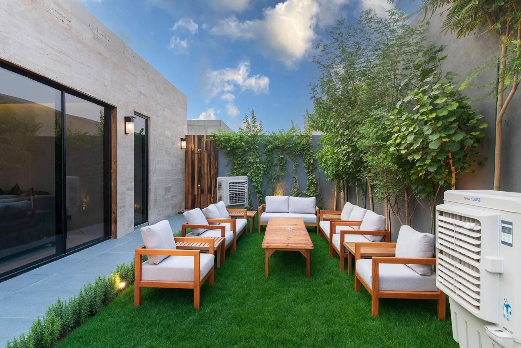 Garden view in Q Hotel Resorts -Riyadh