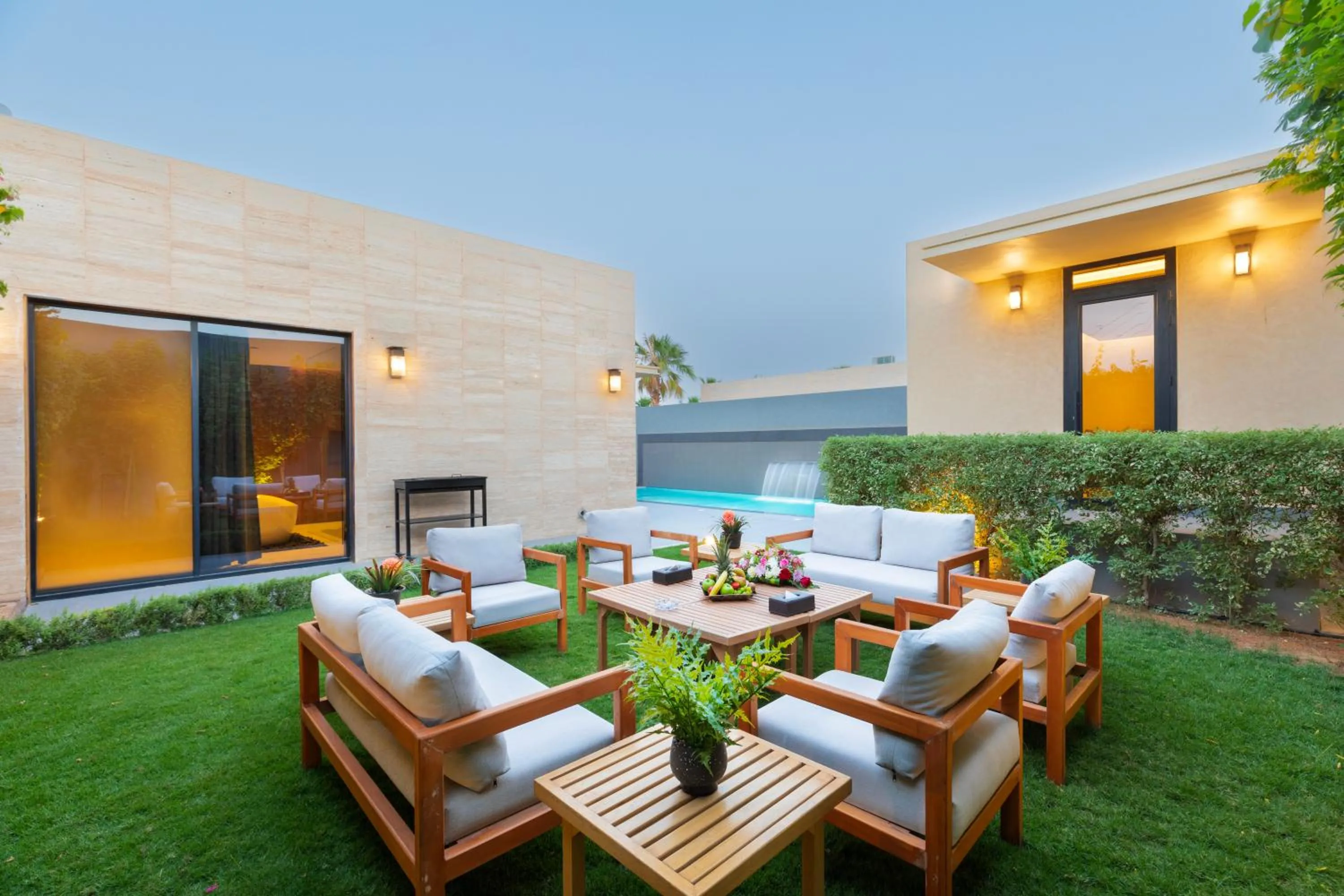 Seating area in Q Hotel Resorts -Riyadh