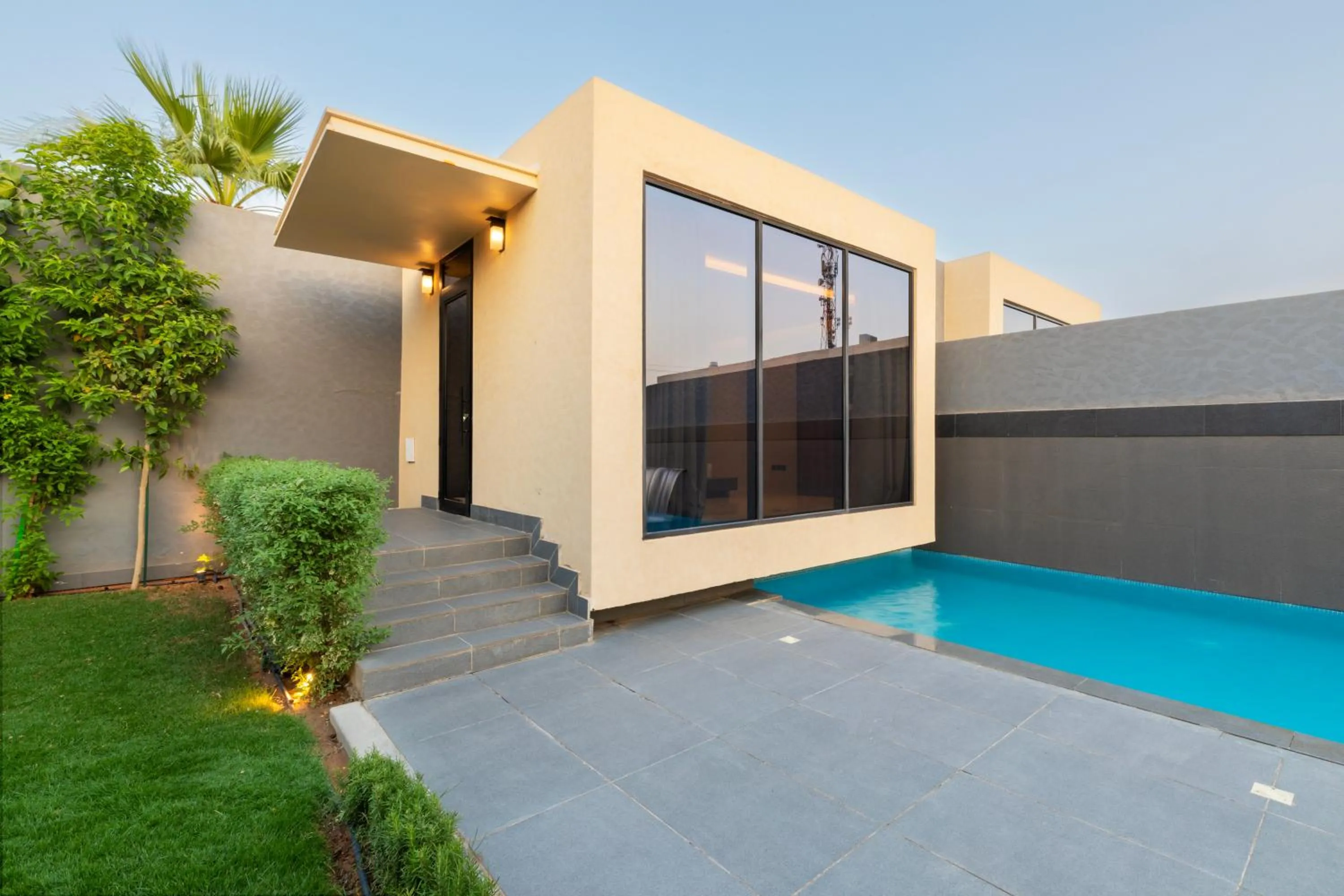 Pool view in Q Hotel Resorts -Riyadh