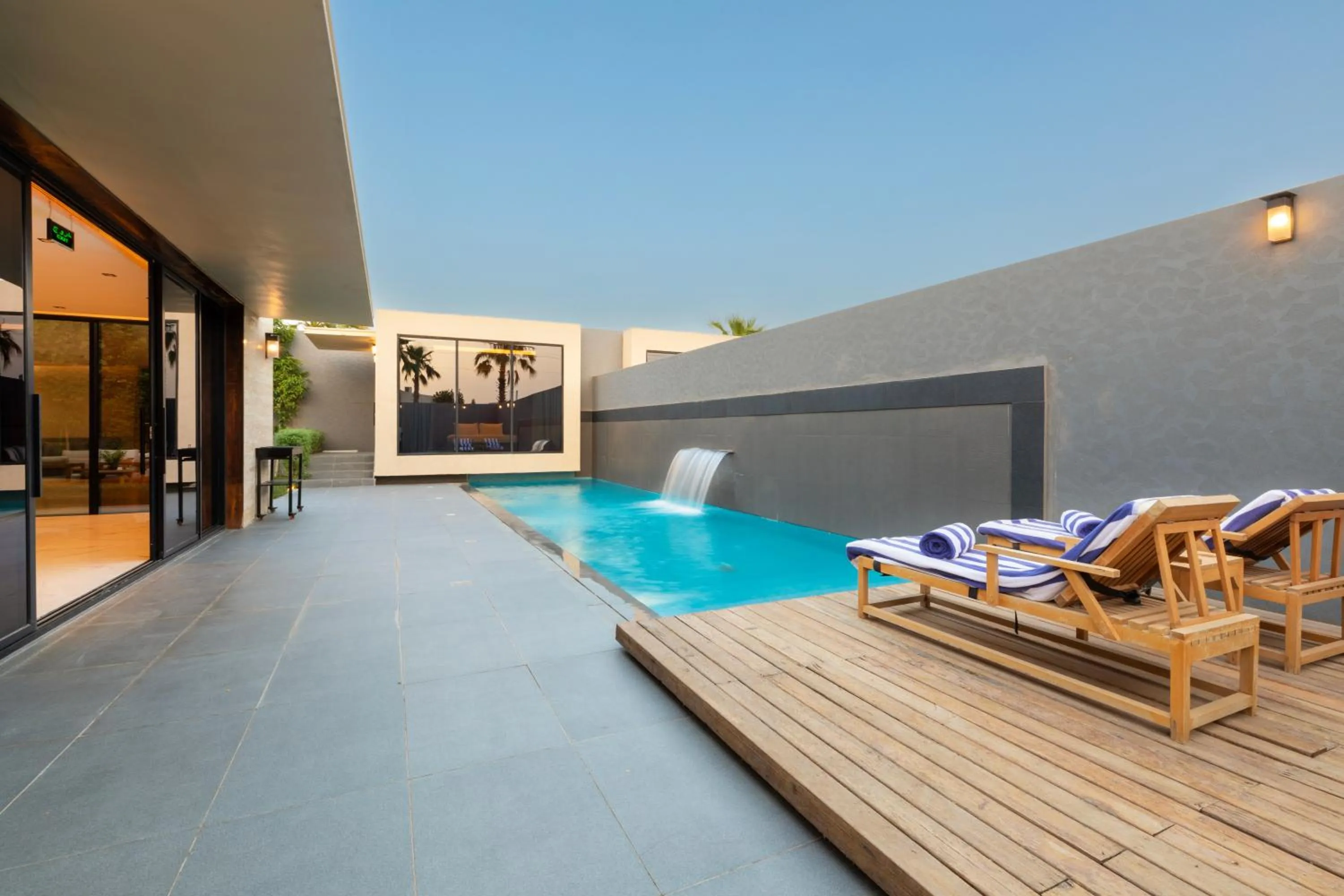 Pool view in Q Hotel Resorts -Riyadh