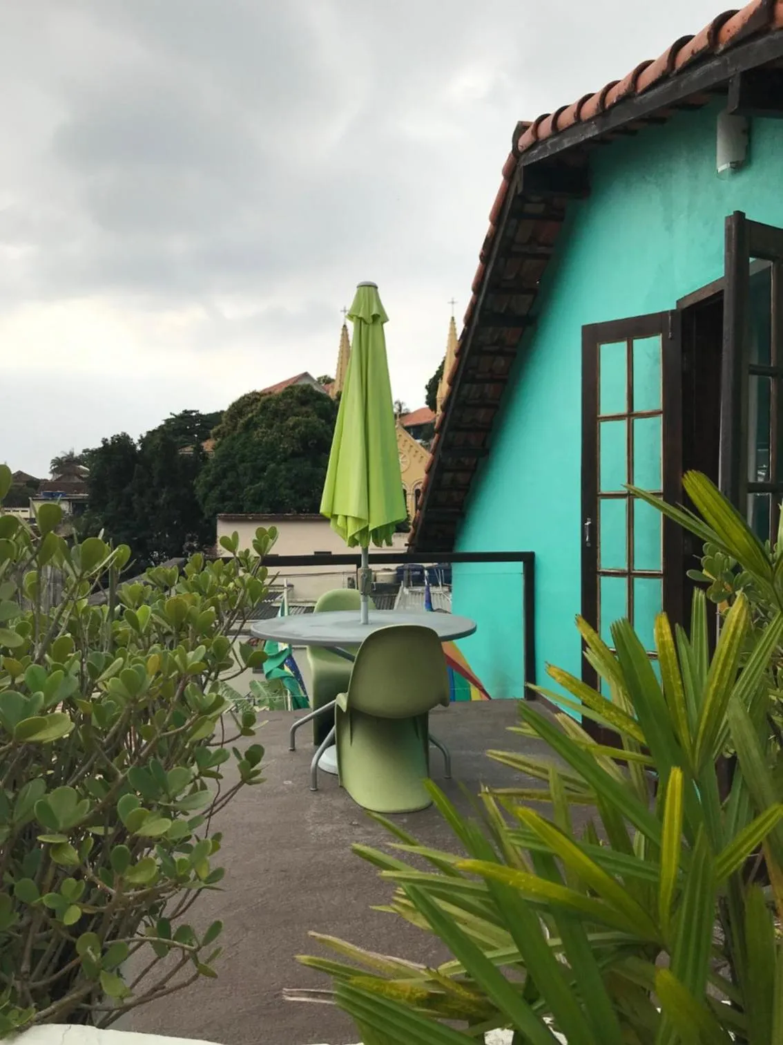 Balcony/Terrace in casaJOMO Art, Food & Music B&B