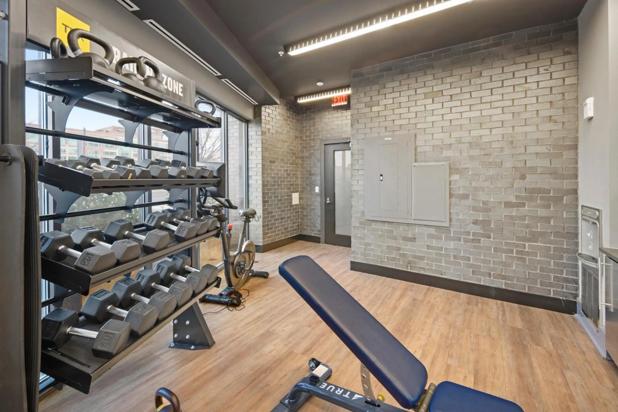 Fitness centre/facilities in Global Luxury Suites at Tribeca