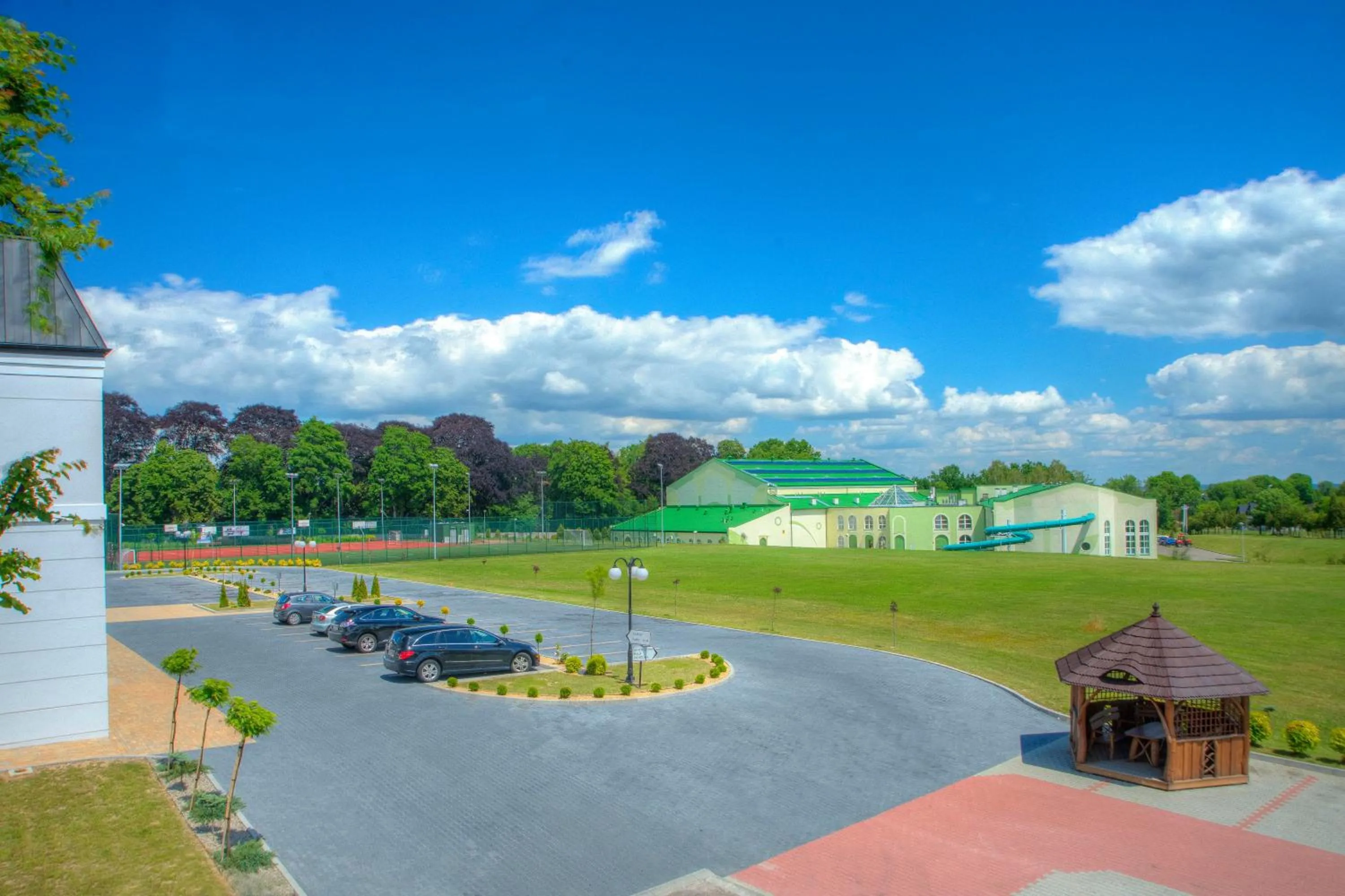 Swimming pool in Hotel Łańcut