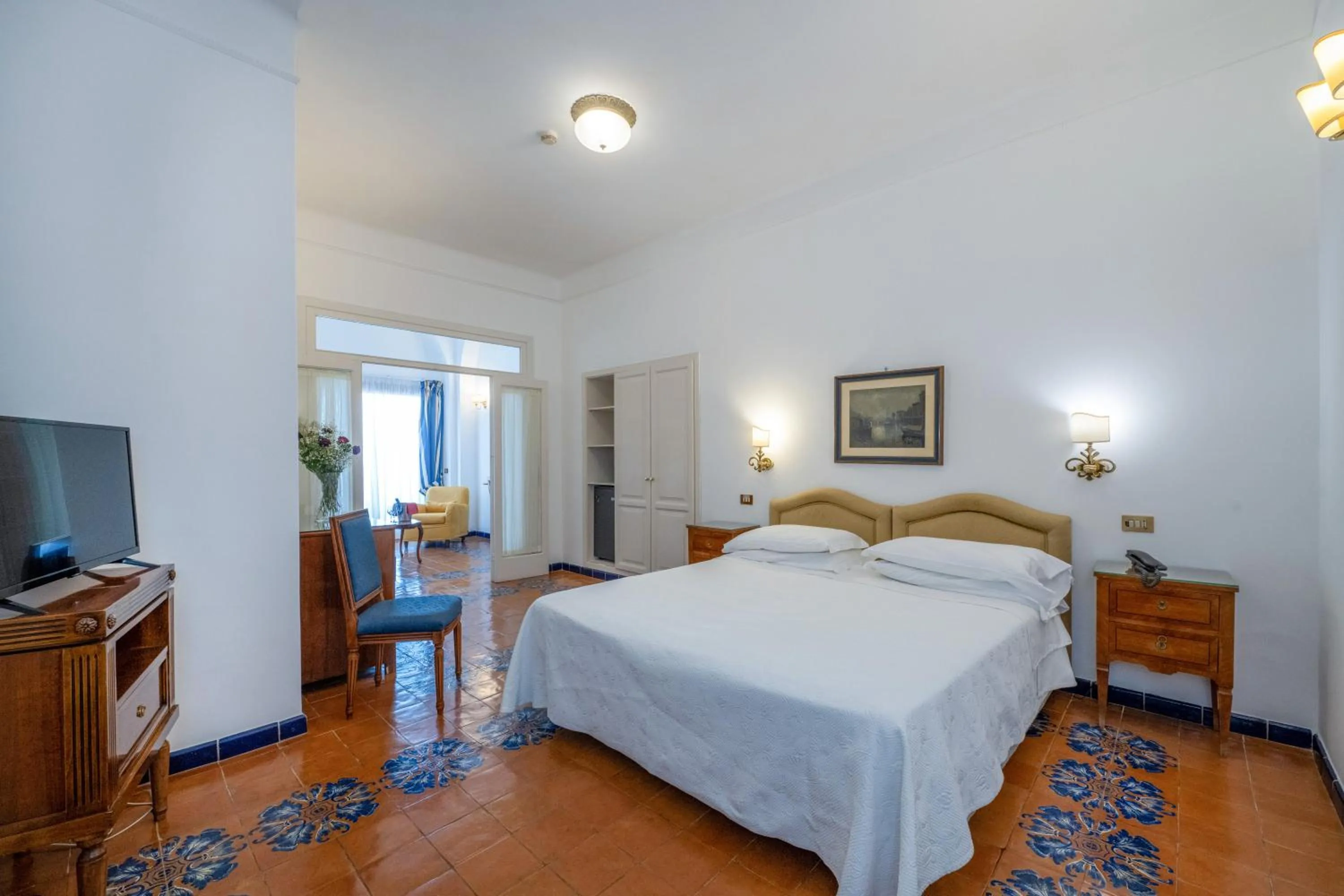 Bed in Hotel Belvedere