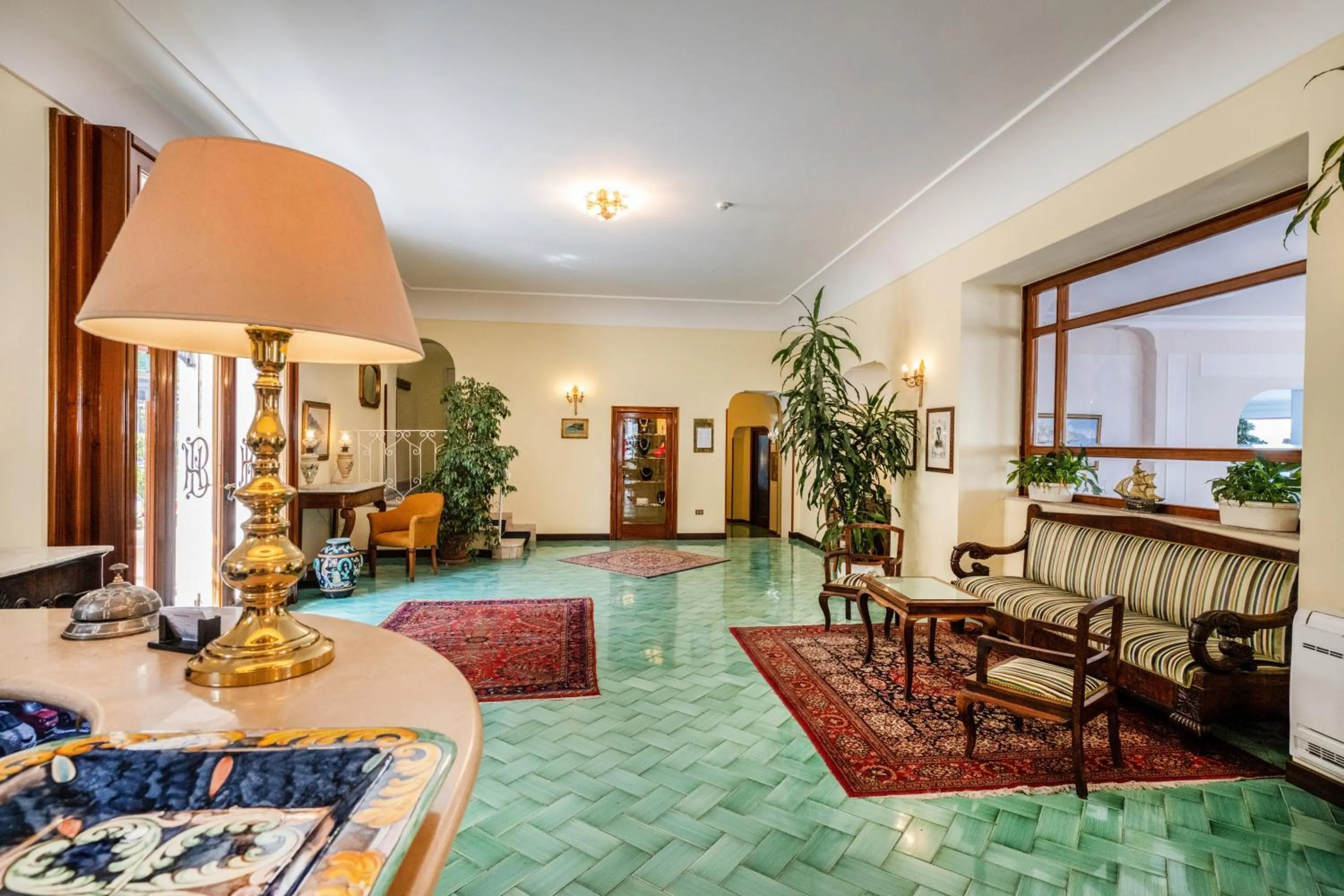 Lobby or reception in Hotel Belvedere