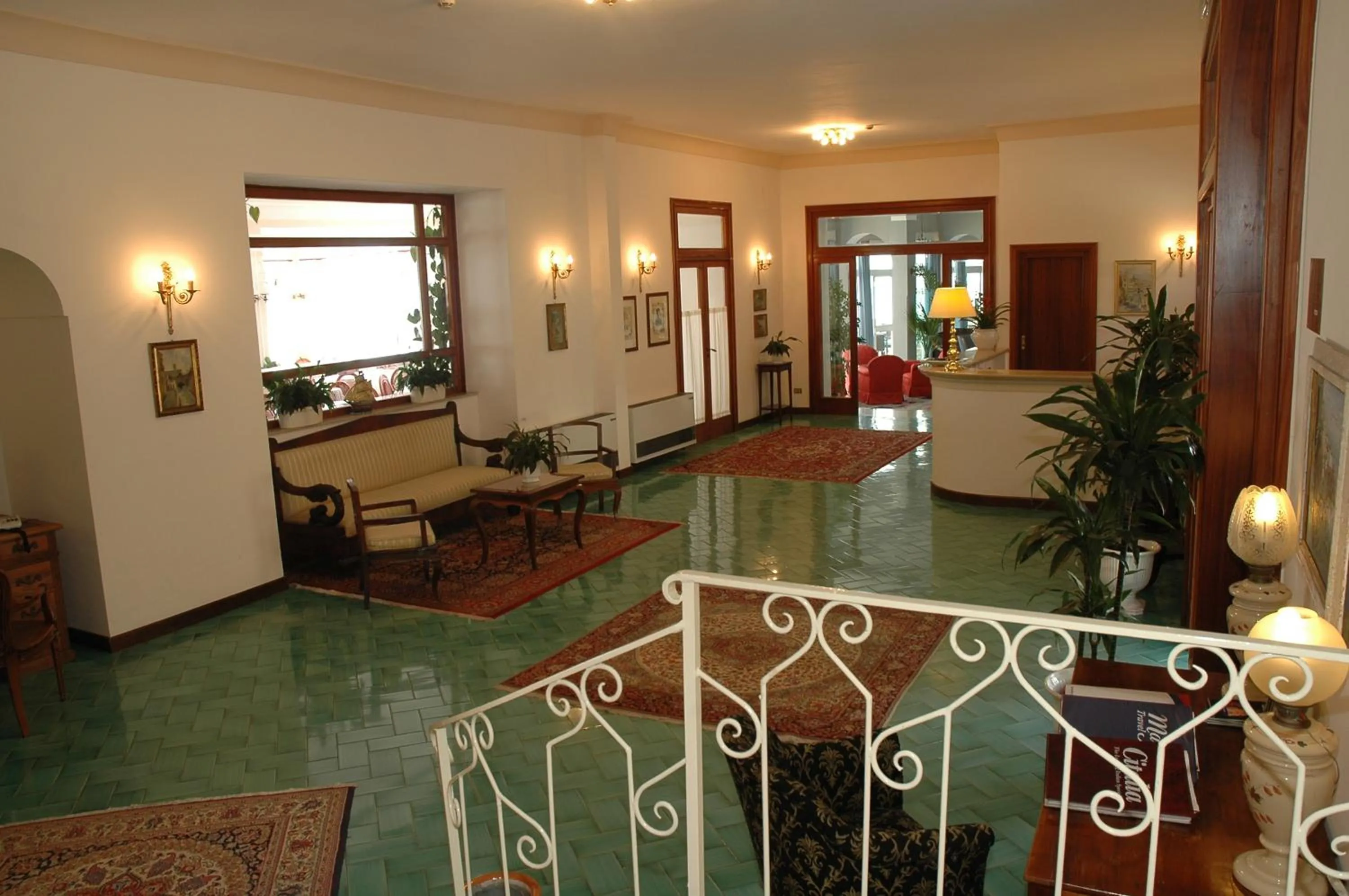Lobby or reception in Hotel Belvedere