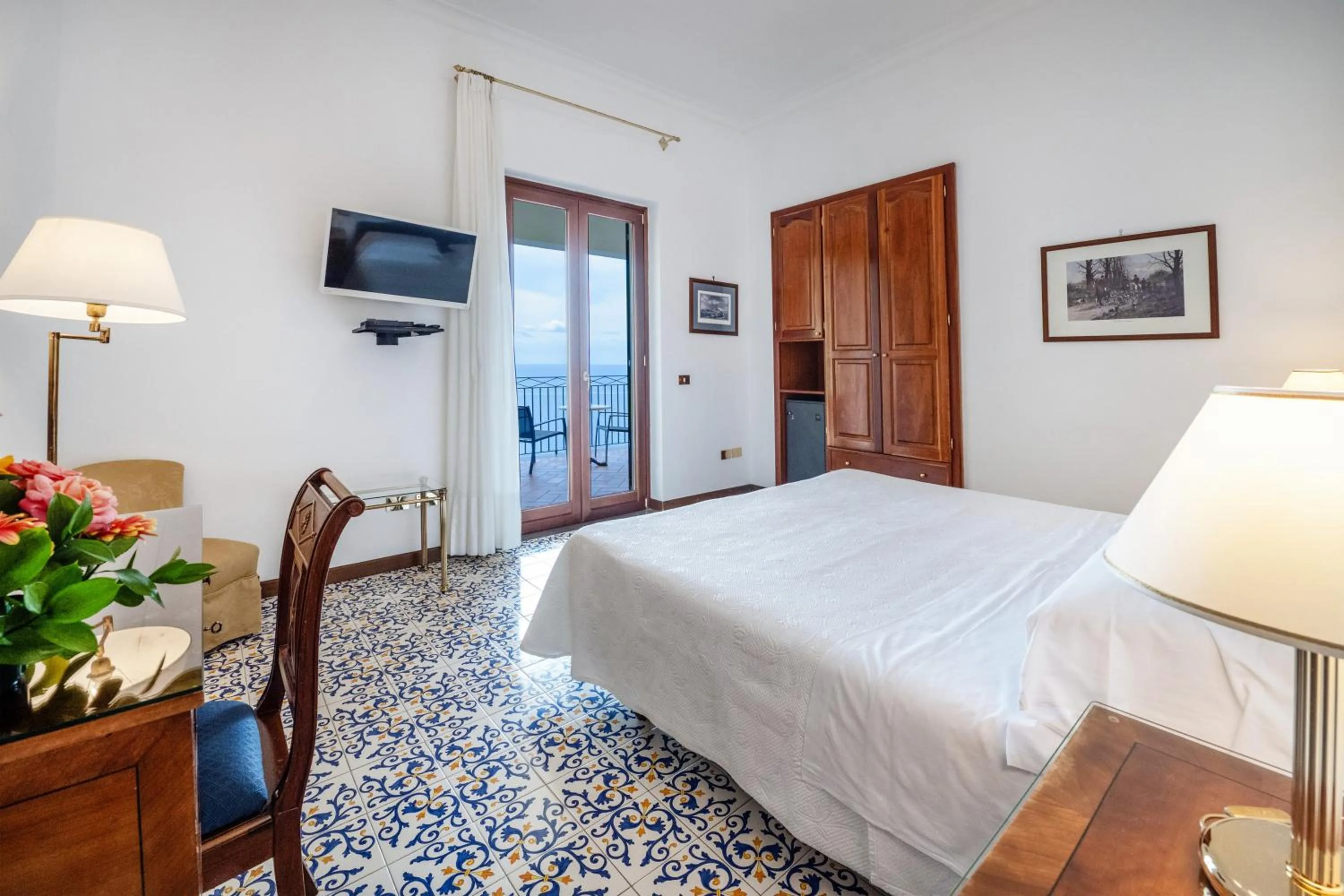 Bed in Hotel Belvedere