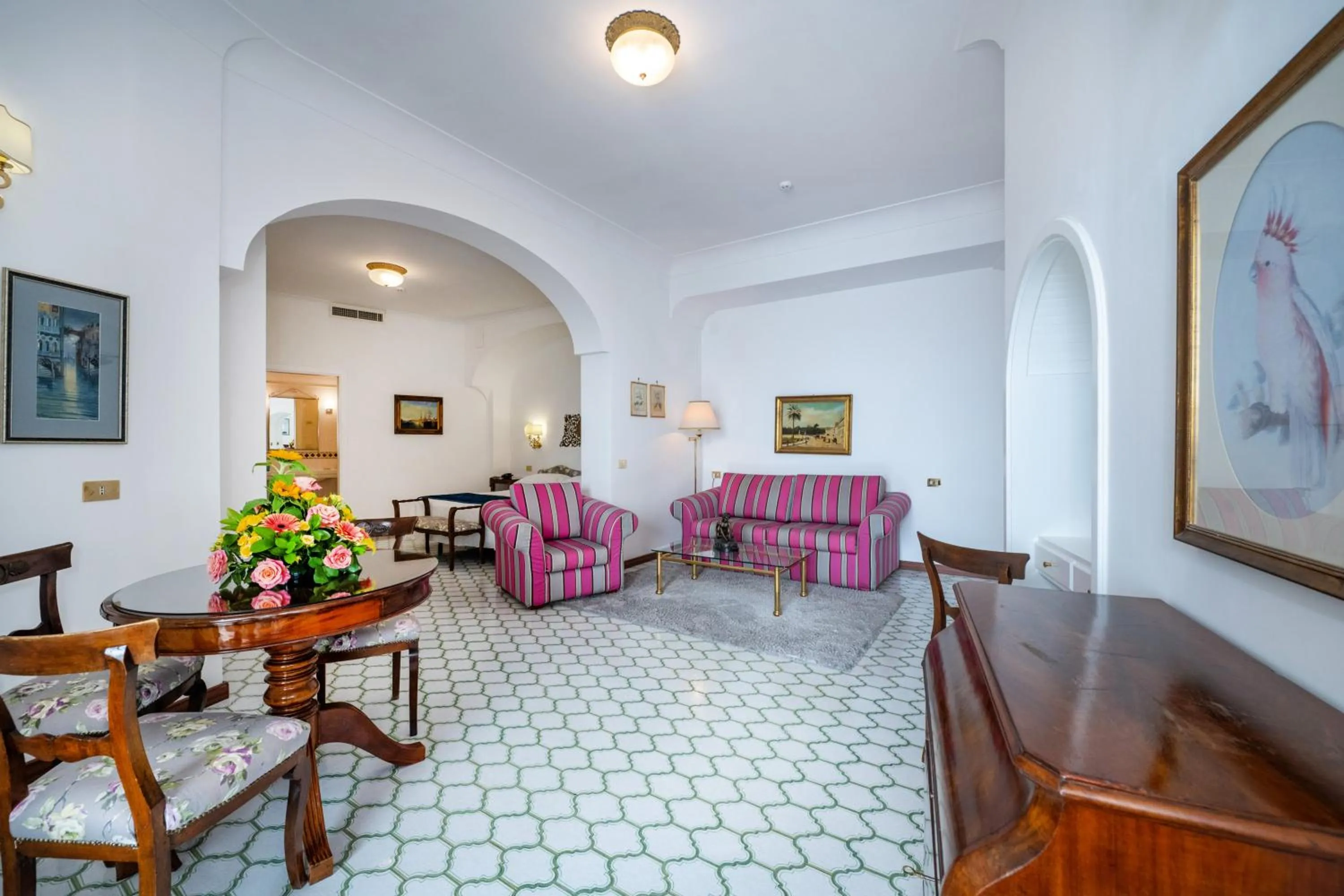 Living room in Hotel Belvedere