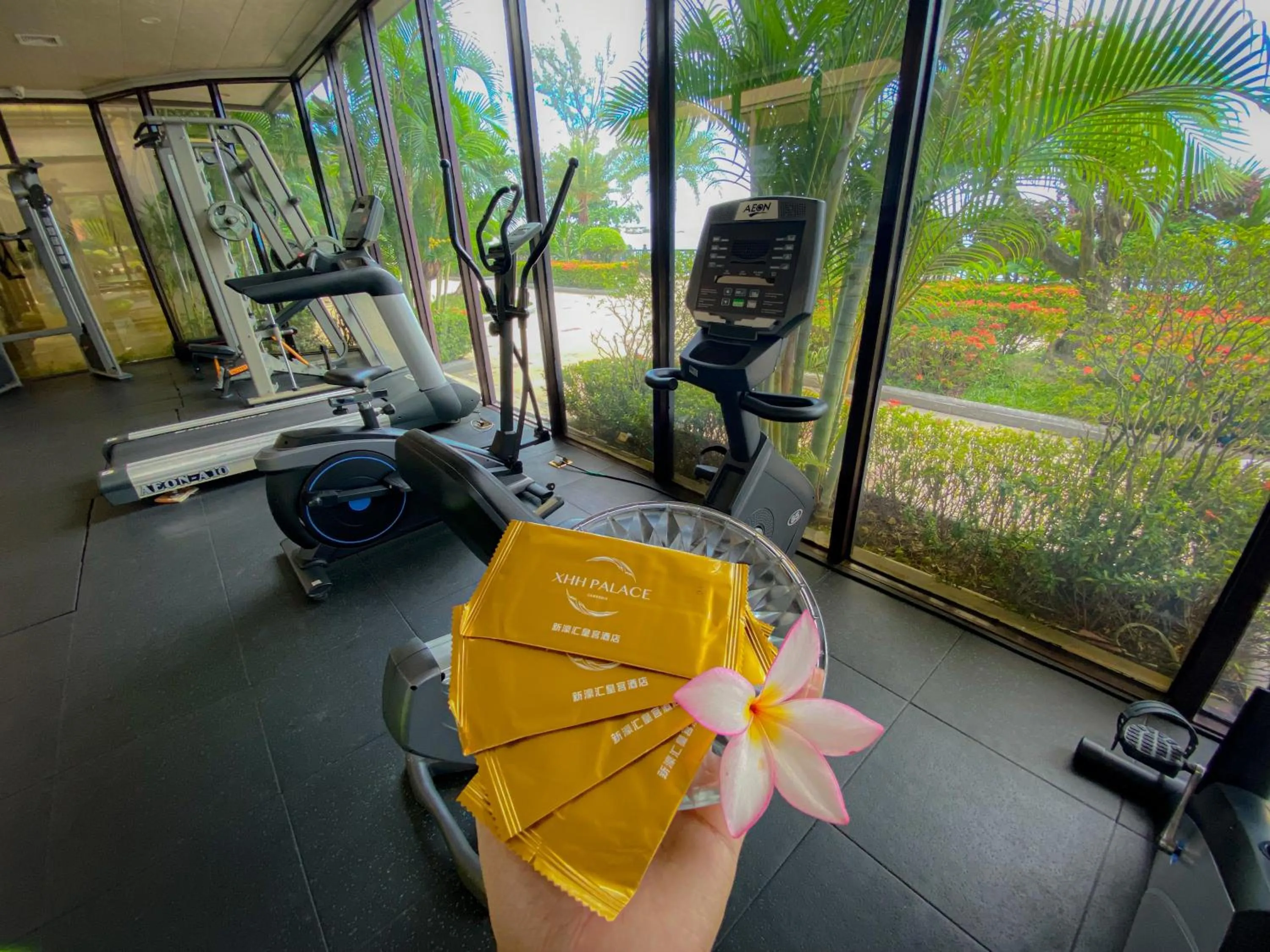 Fitness centre/facilities in Continental Xin Hao Hotel and Resort 洲际新濠酒店