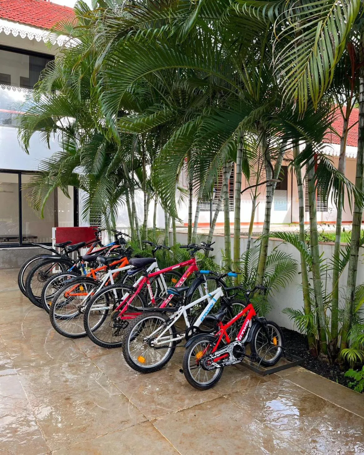 Cycling in The Green Estate Resort