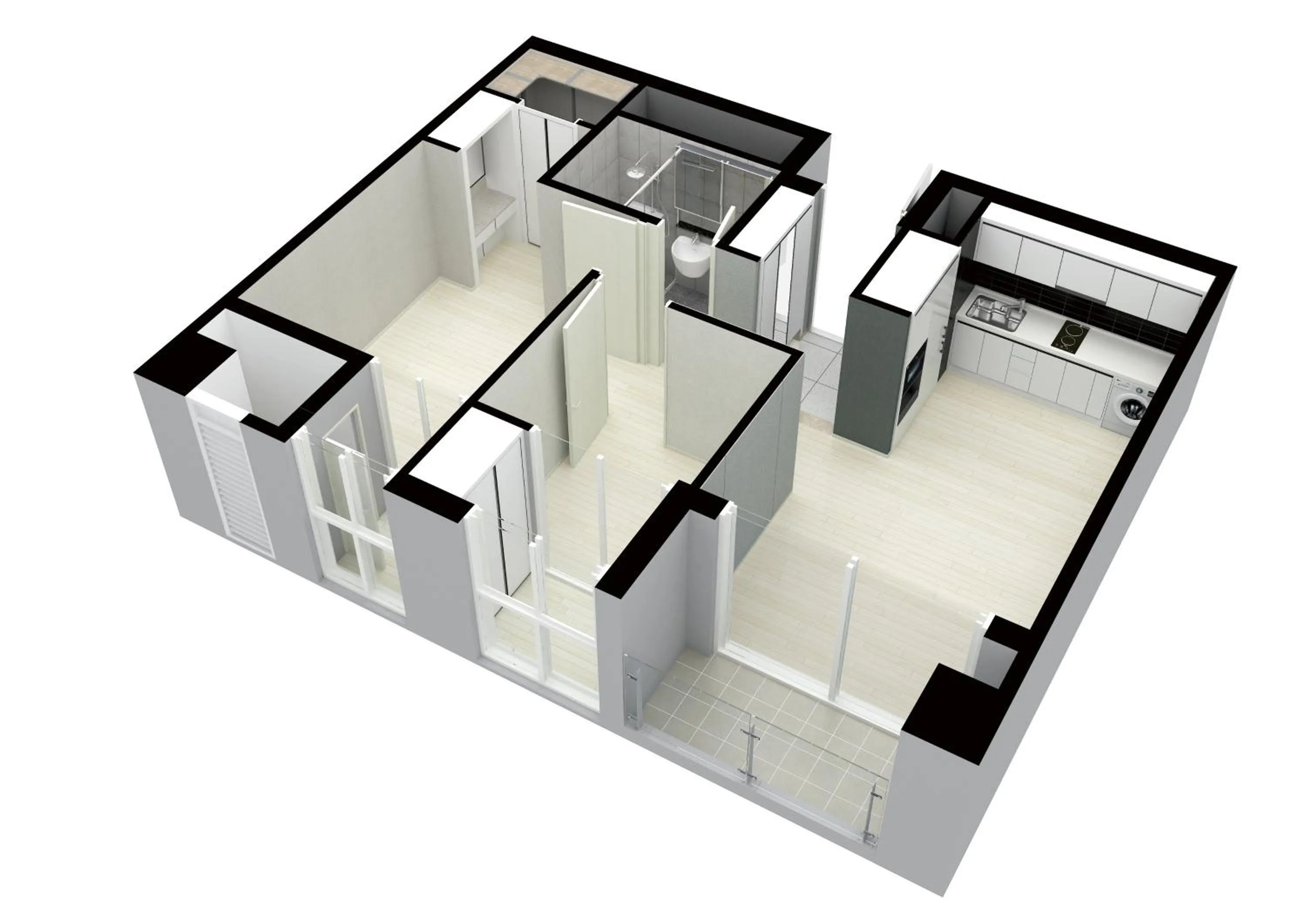 Floor plan in Gangneung Chonpines Ocean Suites Hotel