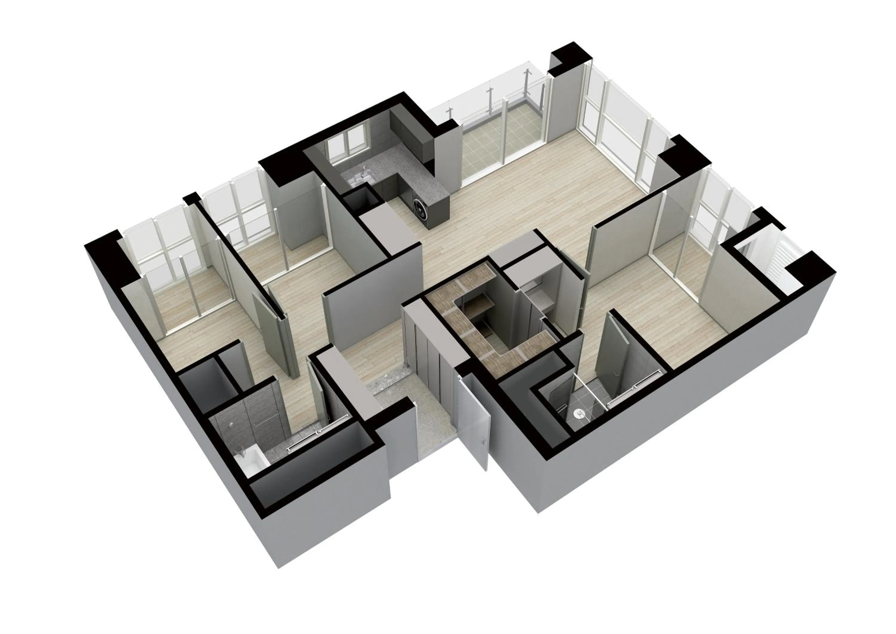 Floor plan in Gangneung Chonpines Ocean Suites Hotel
