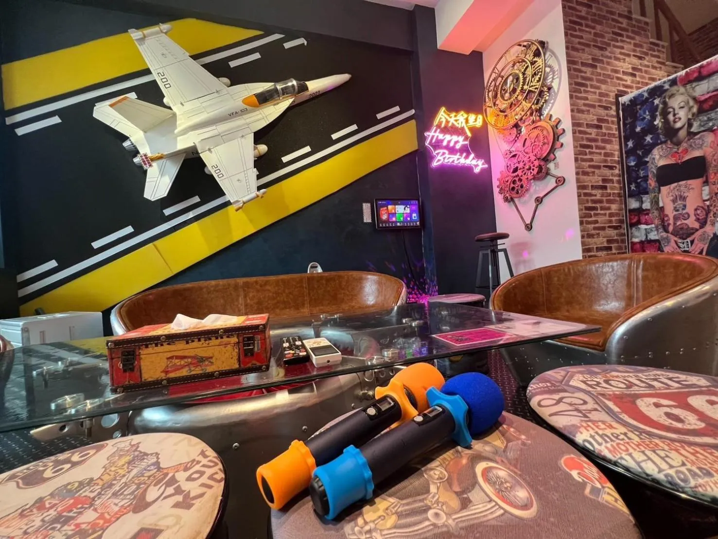 Seating area in Flying Club