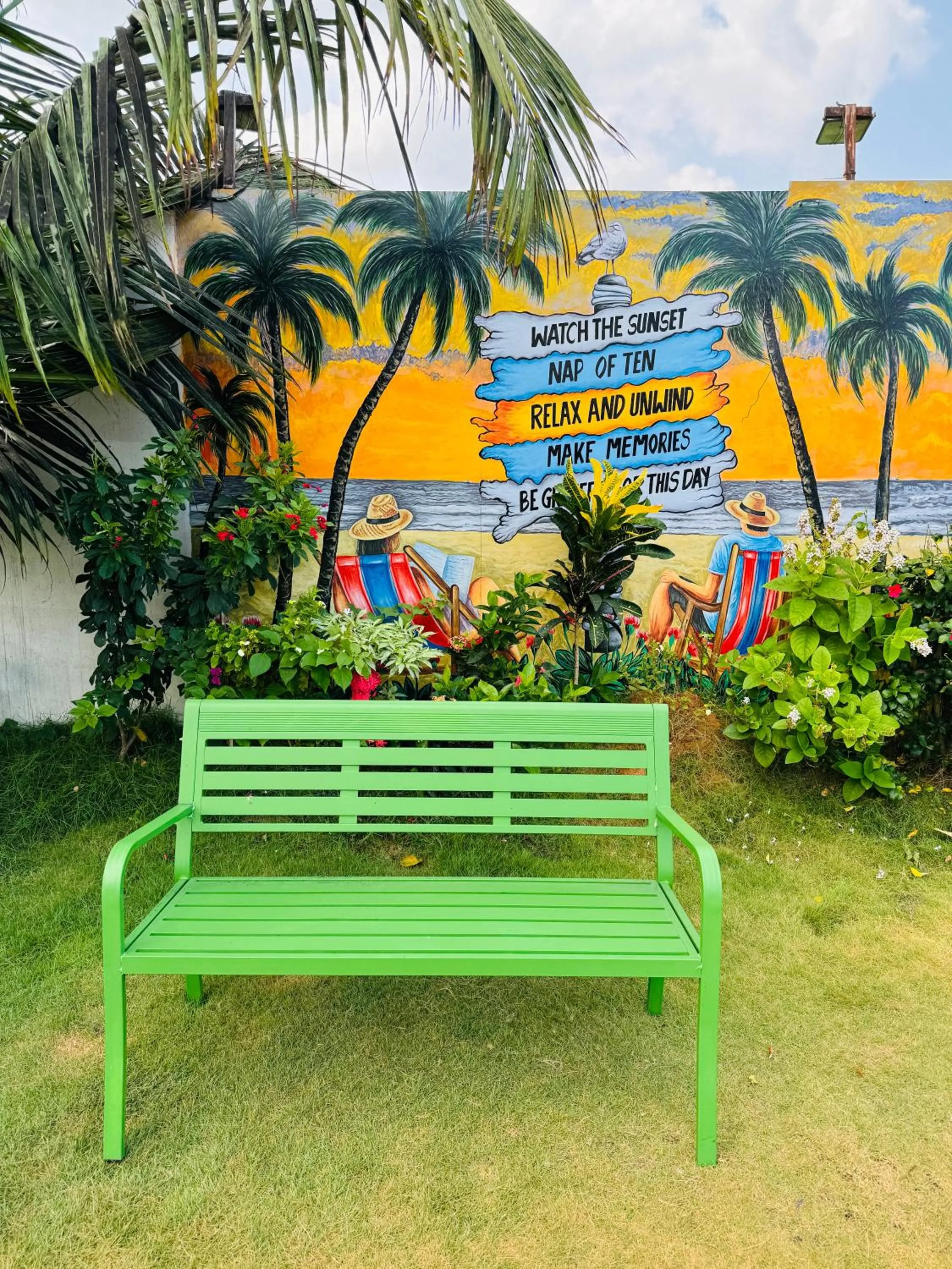 Garden in Maargit Beach Resort