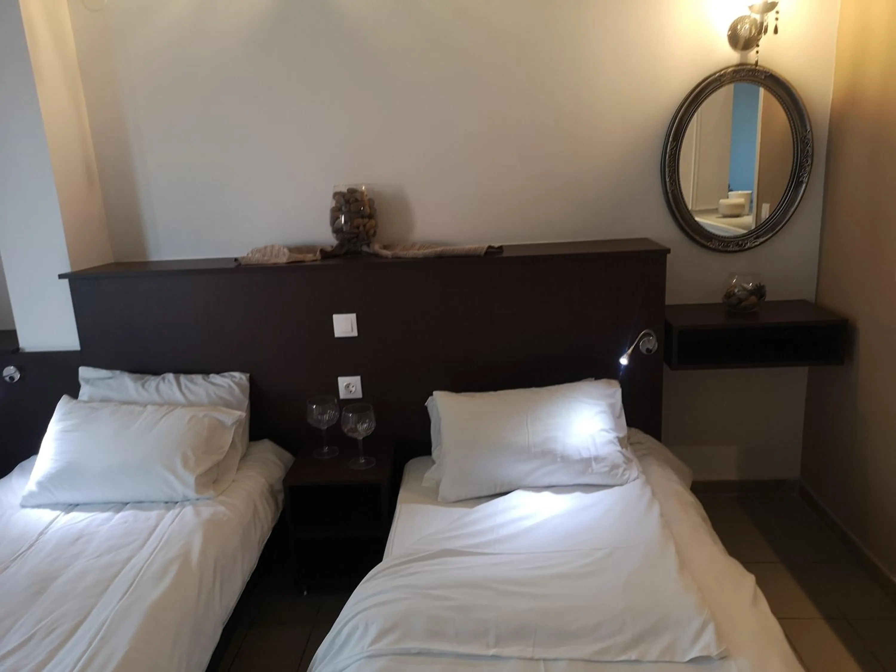 Bed in Mediterranean Blue