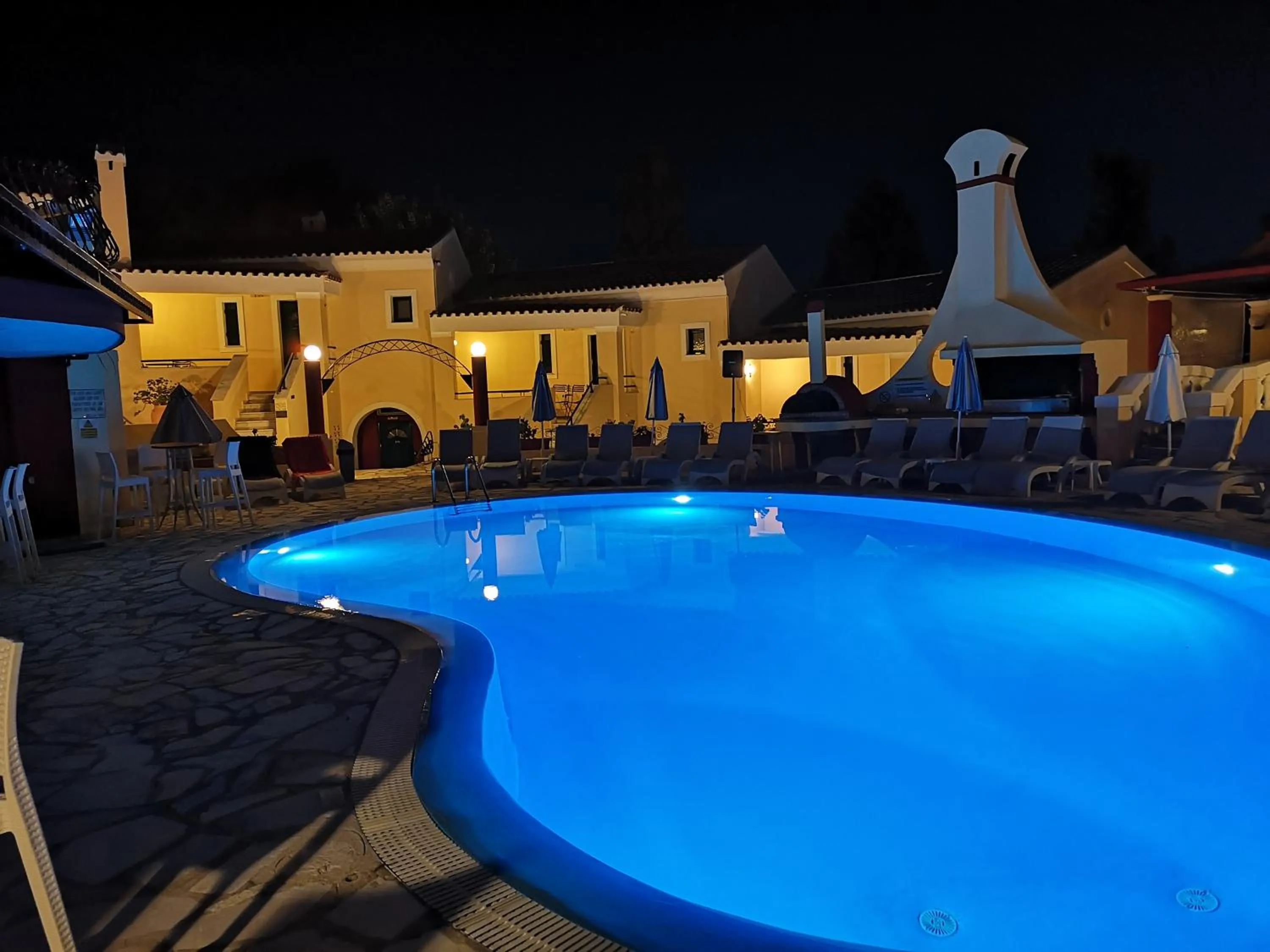 Night in Mediterranean Blue