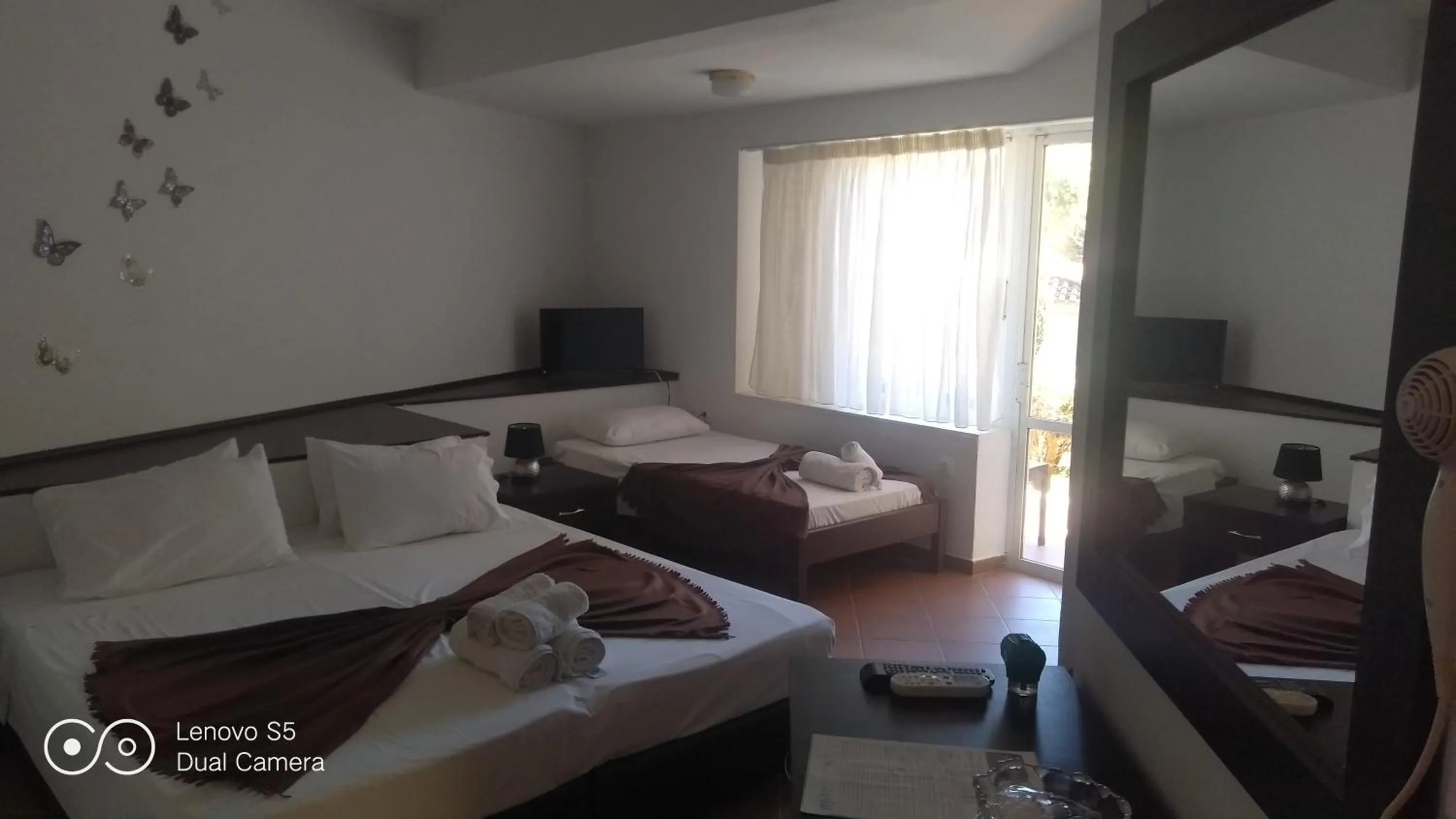 Bedroom, Bed in Mediterranean Blue