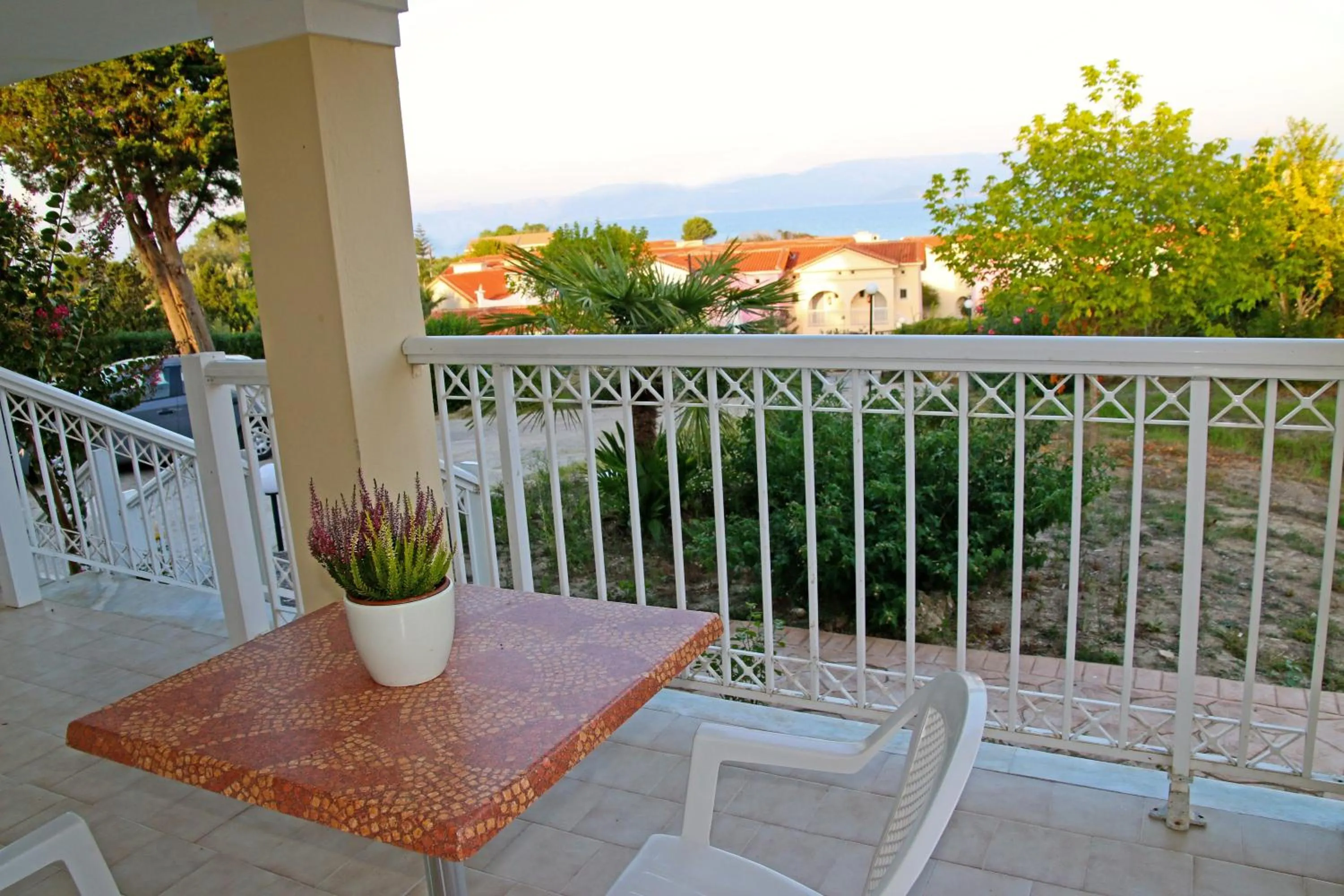 Balcony/Terrace in Mediterranean Blue