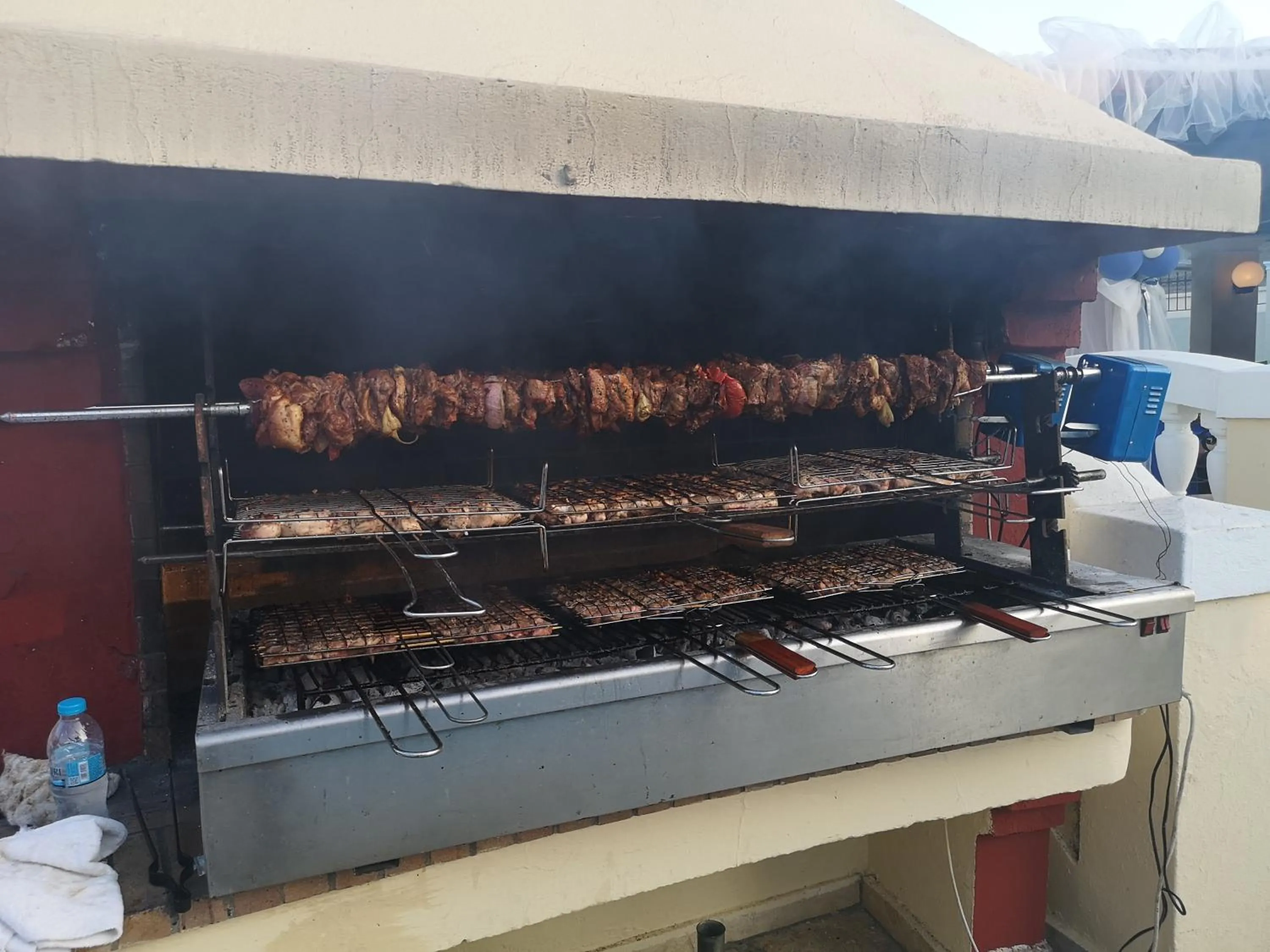 Food in Mediterranean Blue