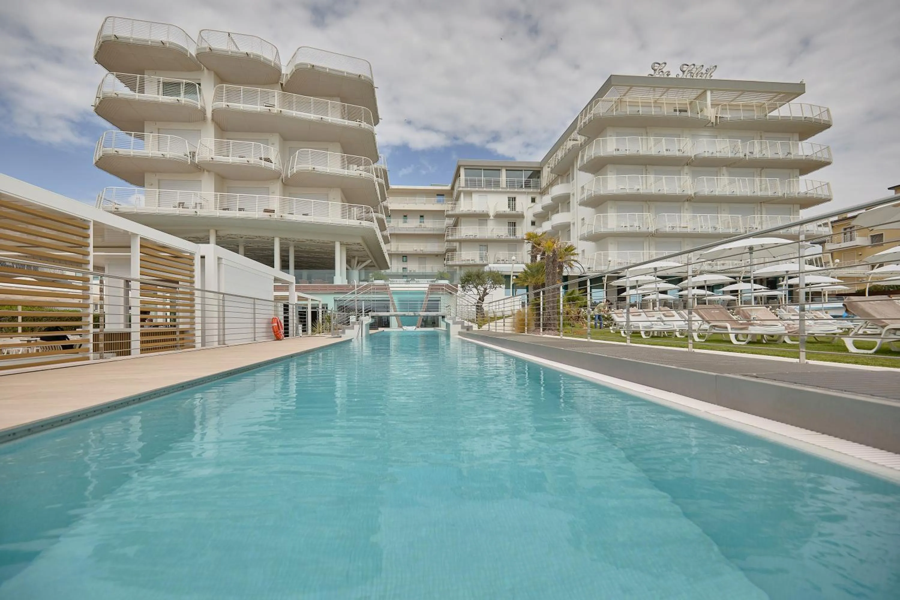 Property building in Hotel Le Soleil