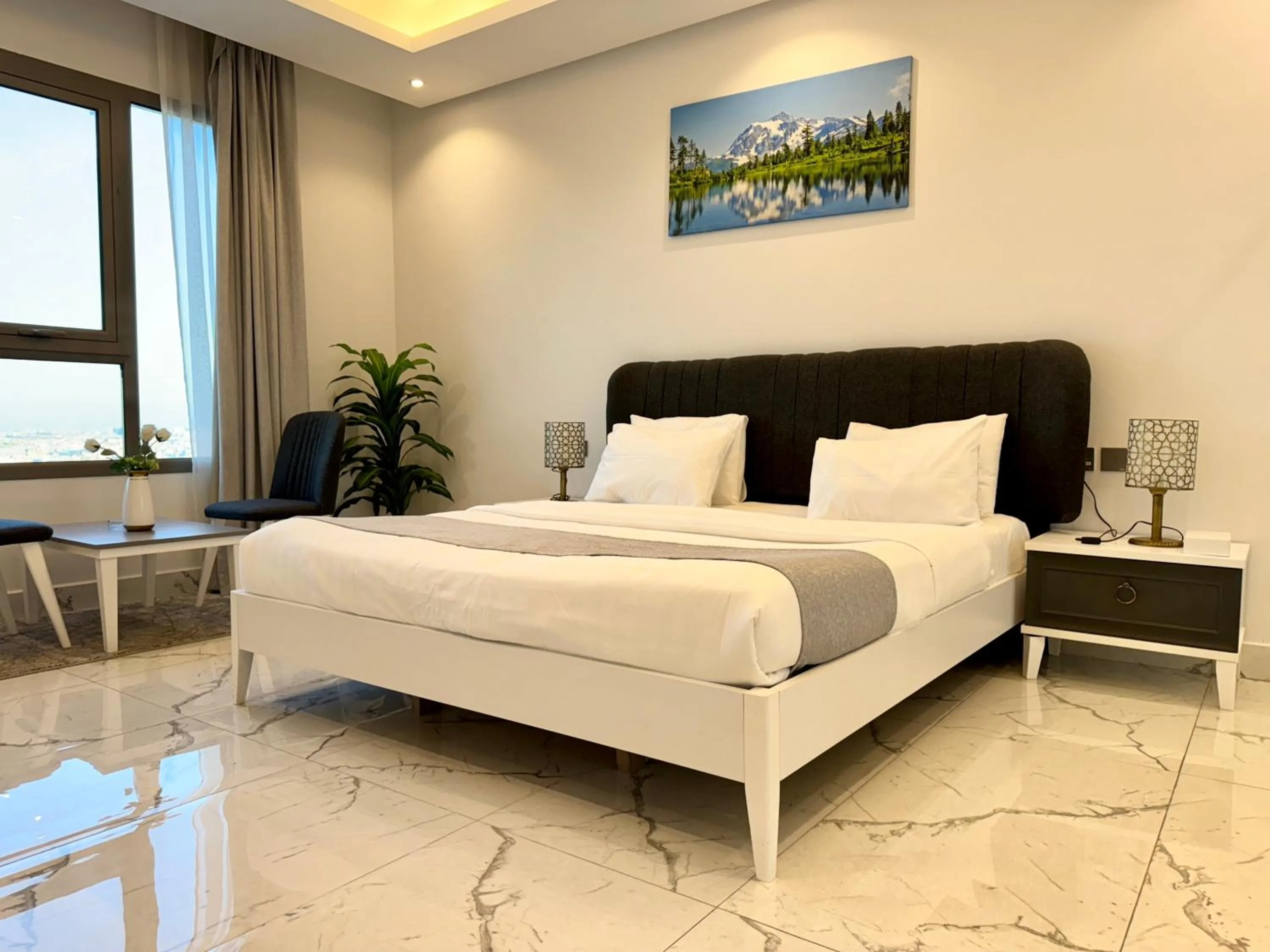 View (from property/room), Bed in Al Safwa One