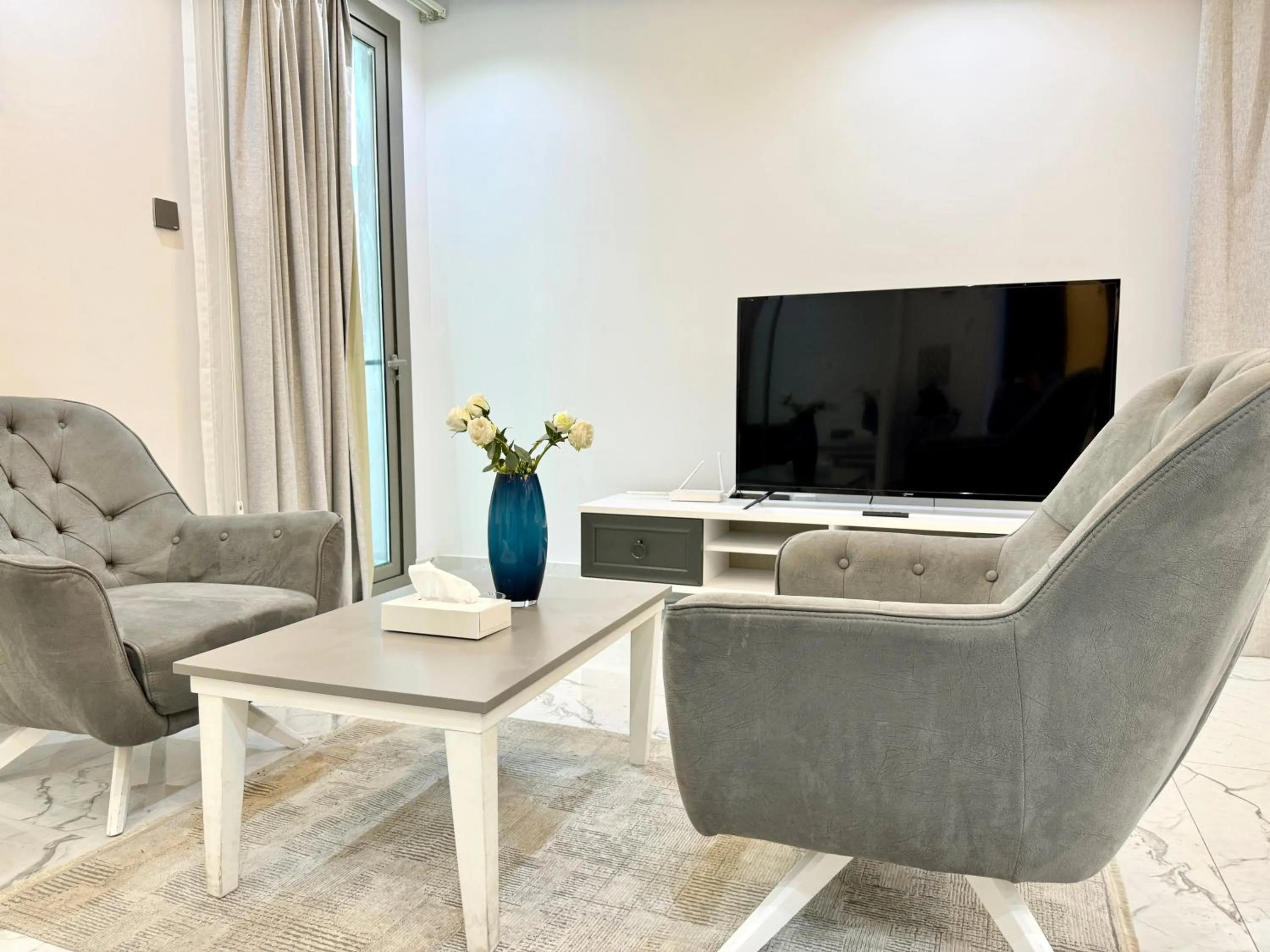 Seating area in Al Safwa One