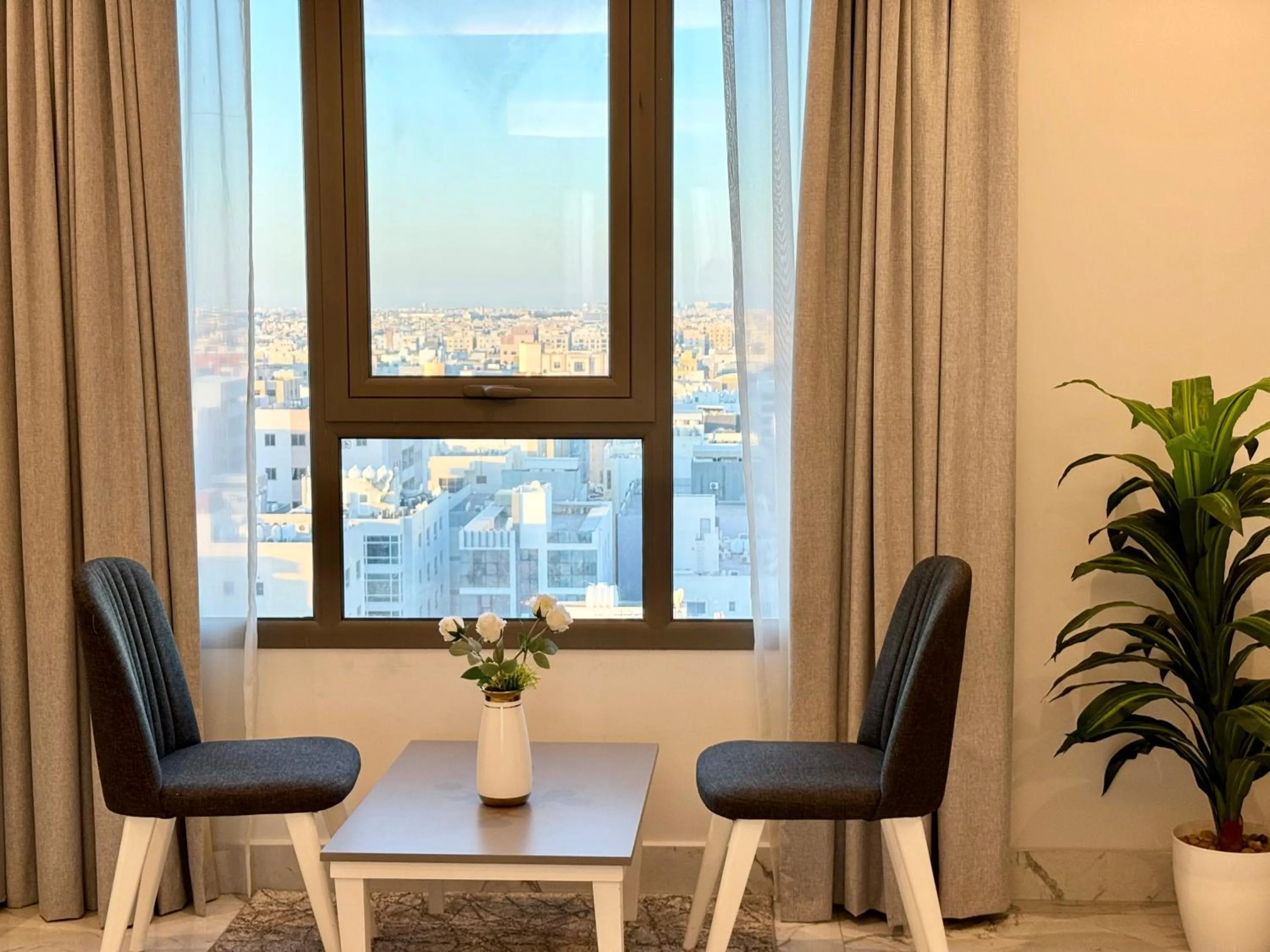 Seating area in Al Safwa One