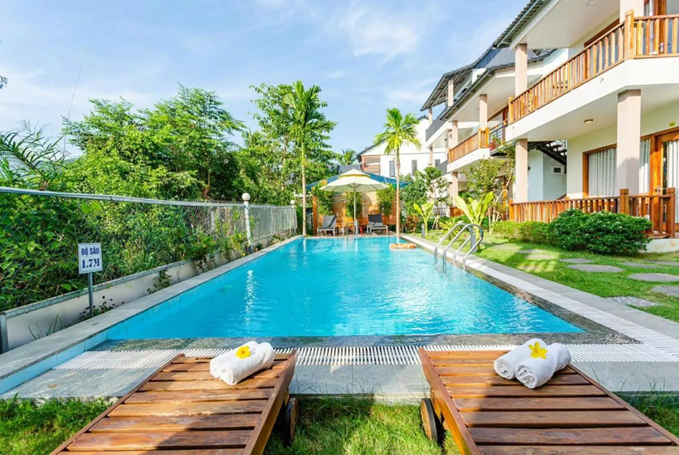 Pool view in Mộc Lam Bungalow Phú Quốc