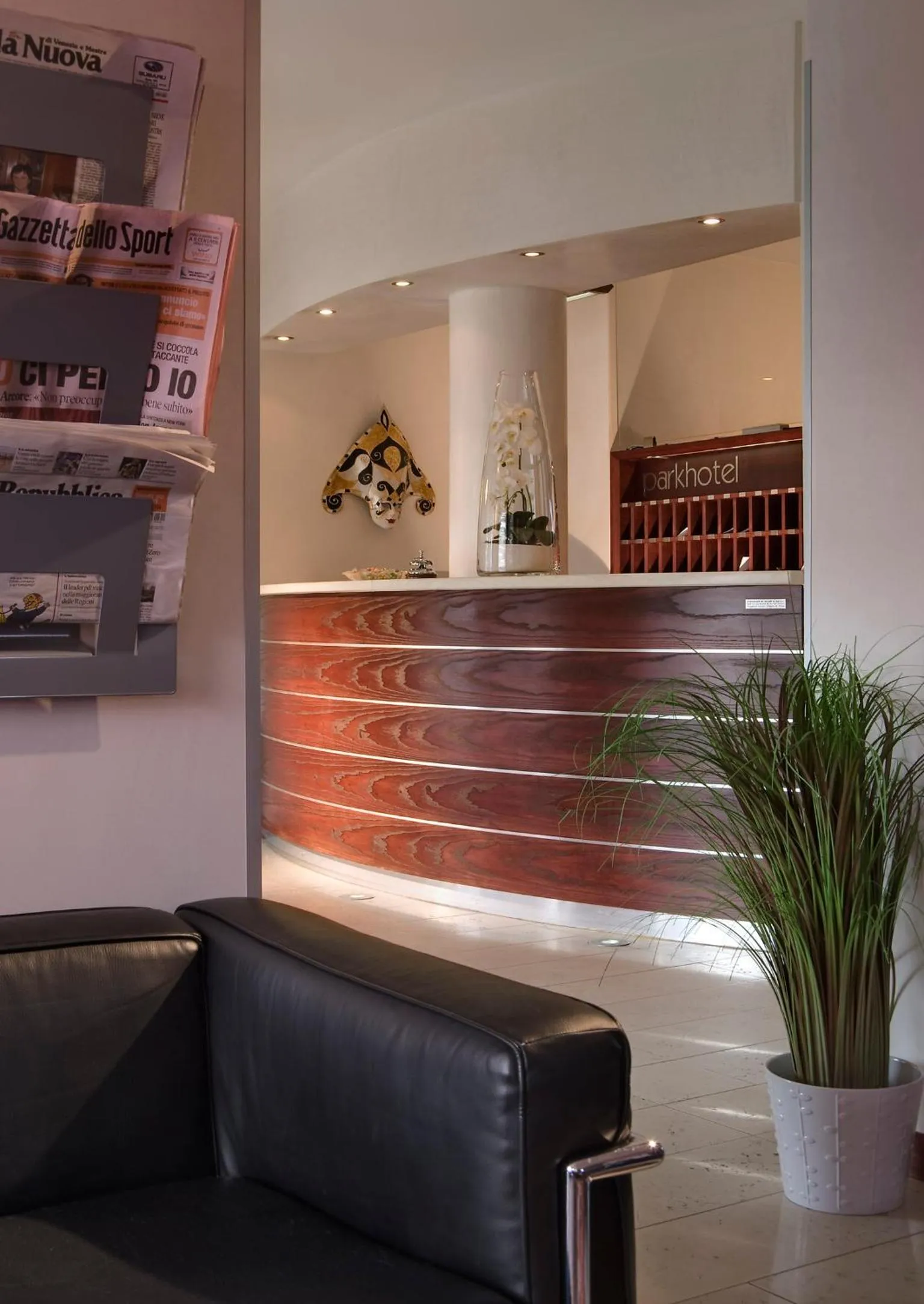 Lobby or reception in Annia Park Hotel Venice Airport