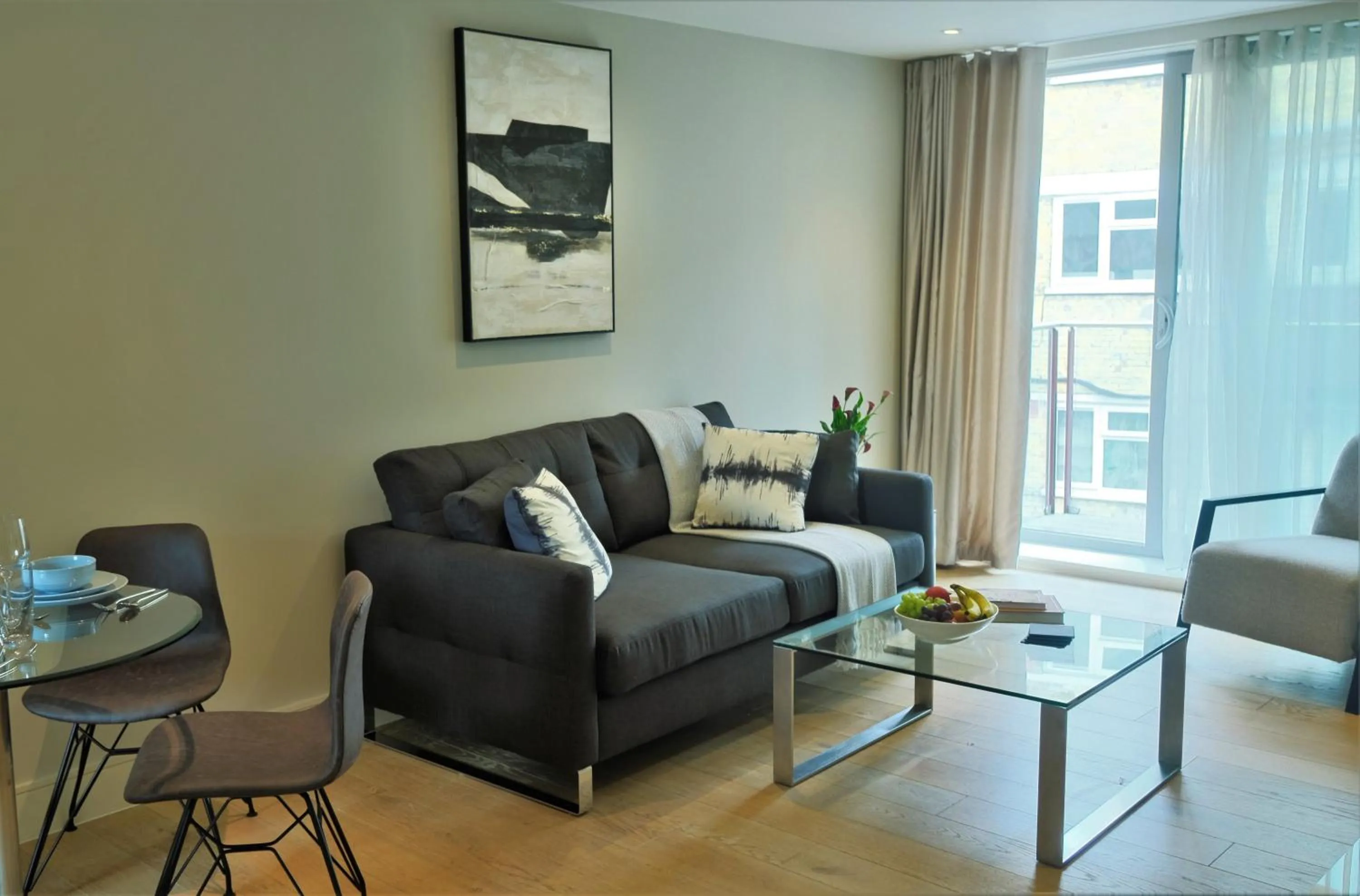 Living room in Stayo Apartments Southbank