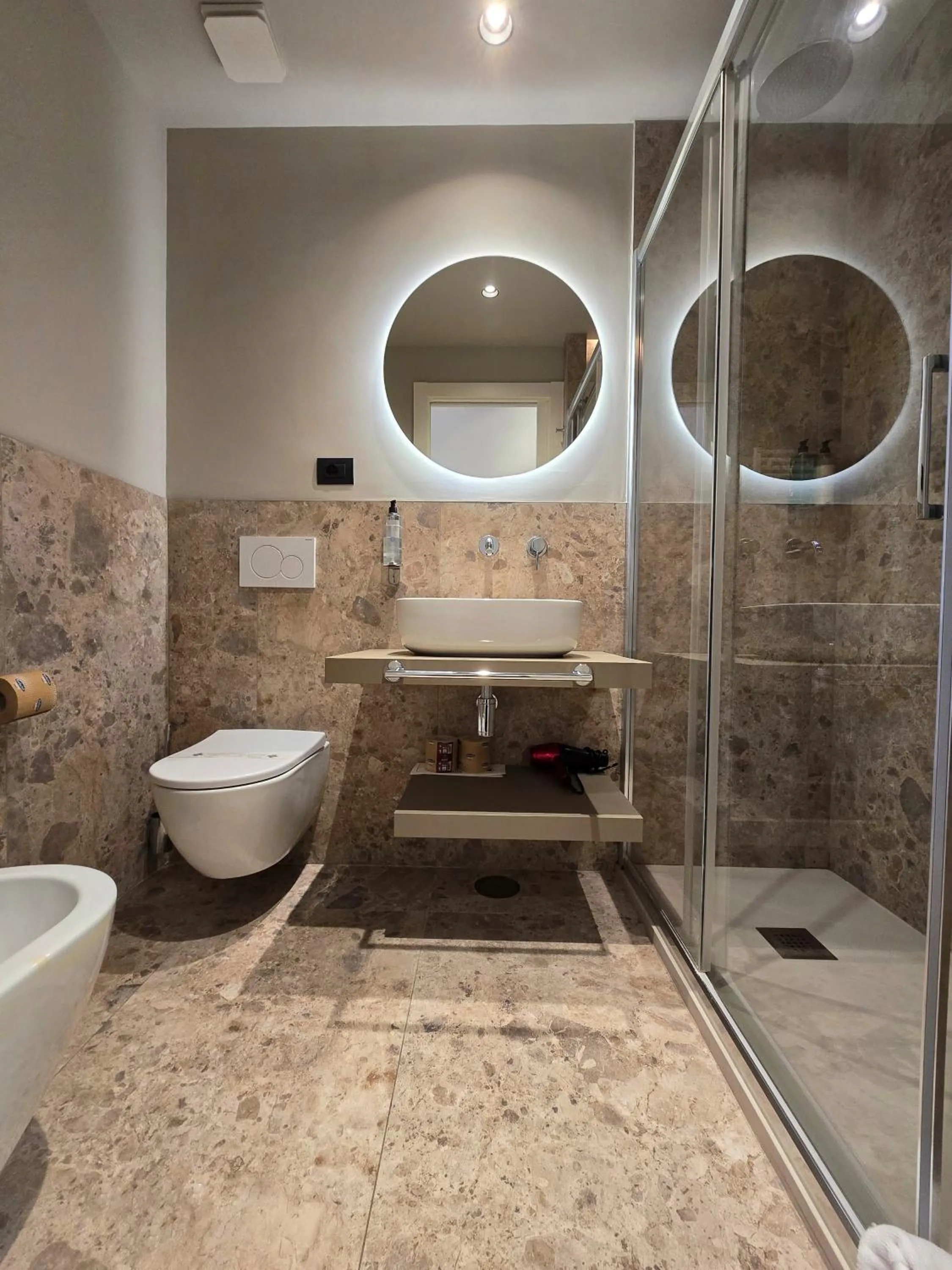 Bathroom in Hotel Porta Pia