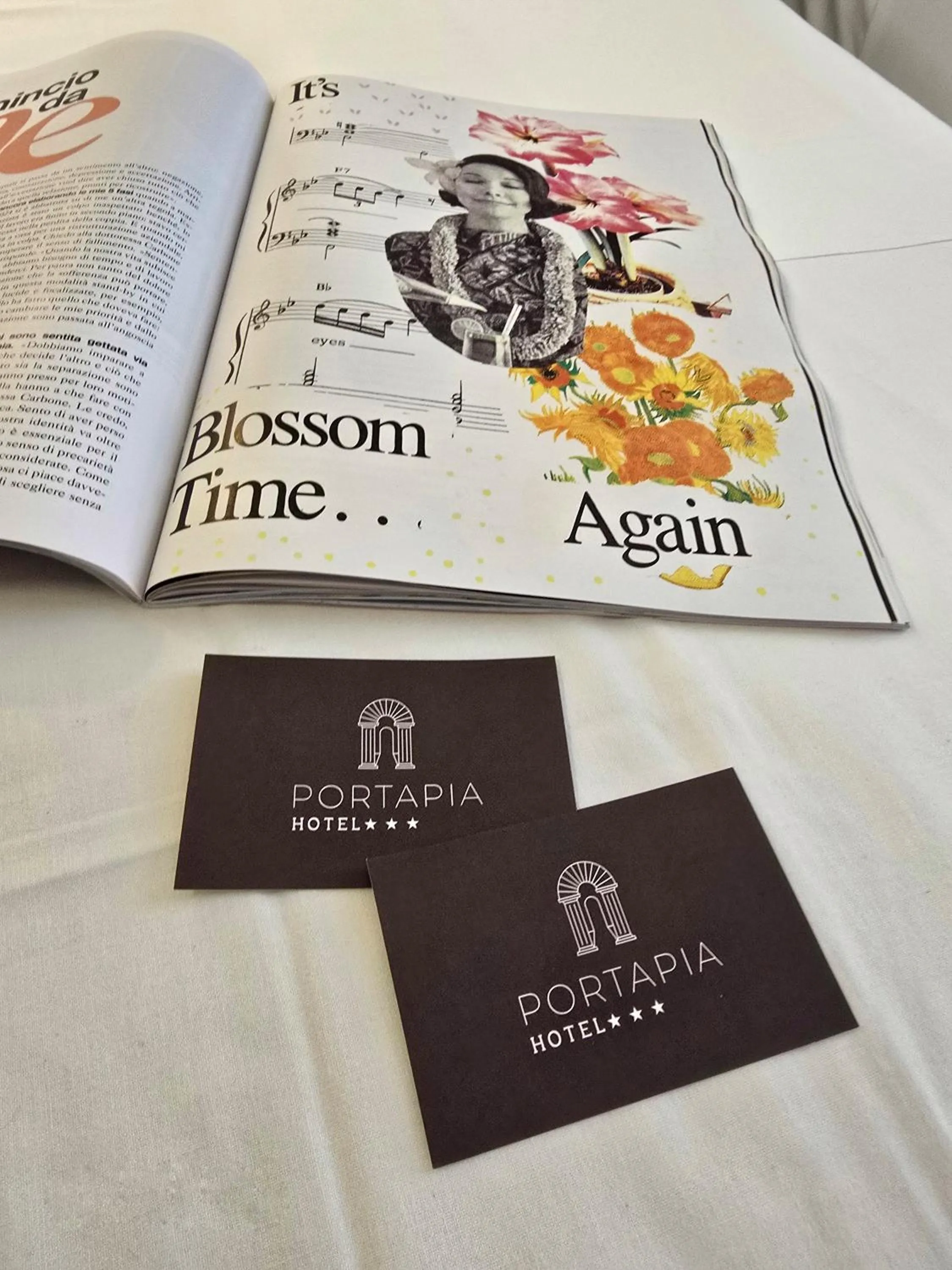 Decorative detail in Hotel Porta Pia