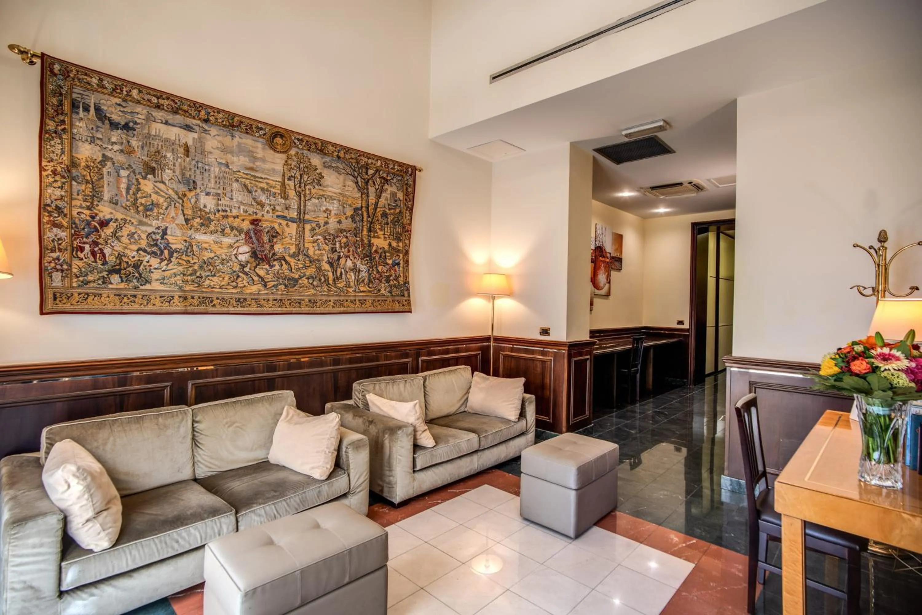 Living room in Hotel Diocleziano