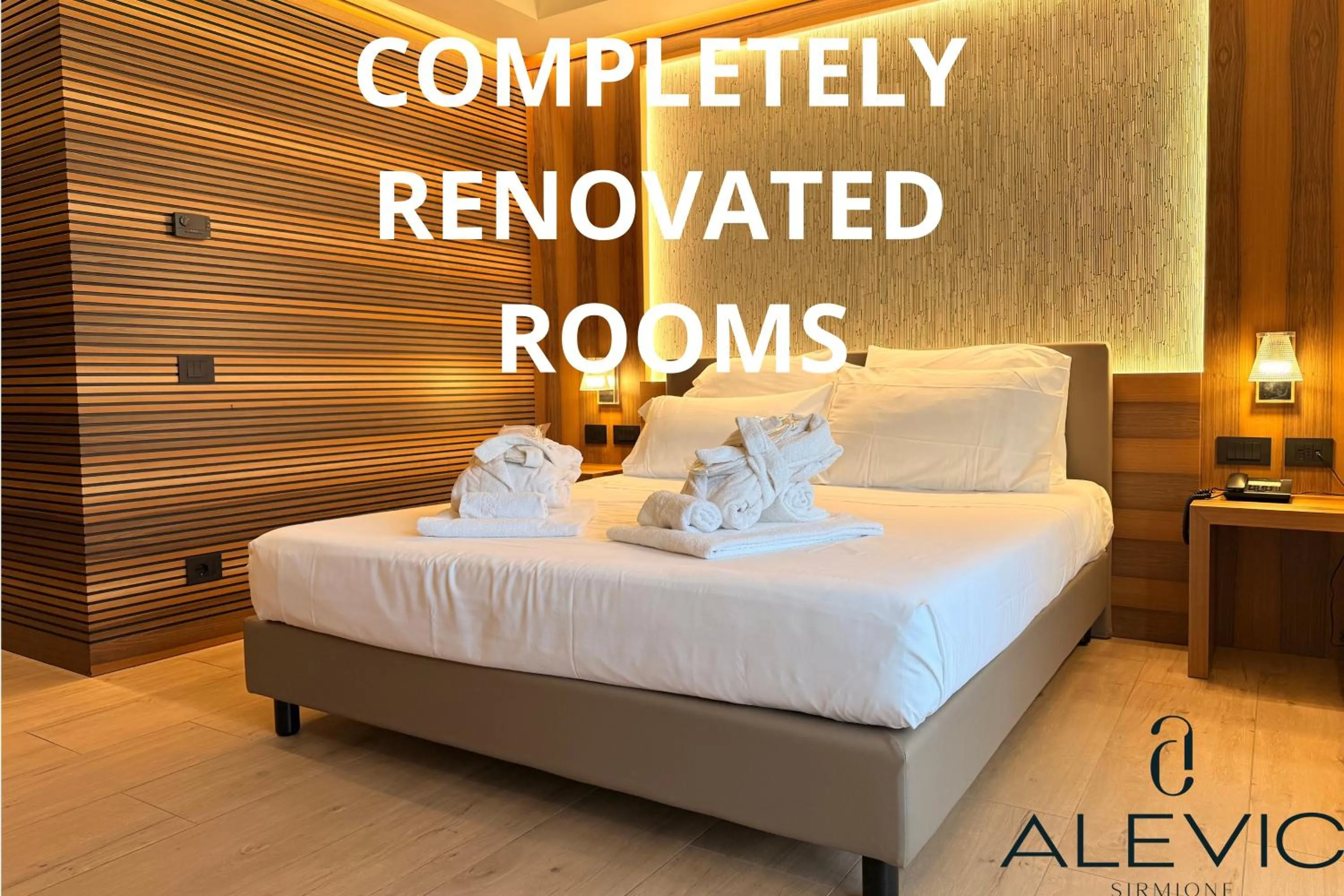 Bed in Alevic Hotel Sirmione