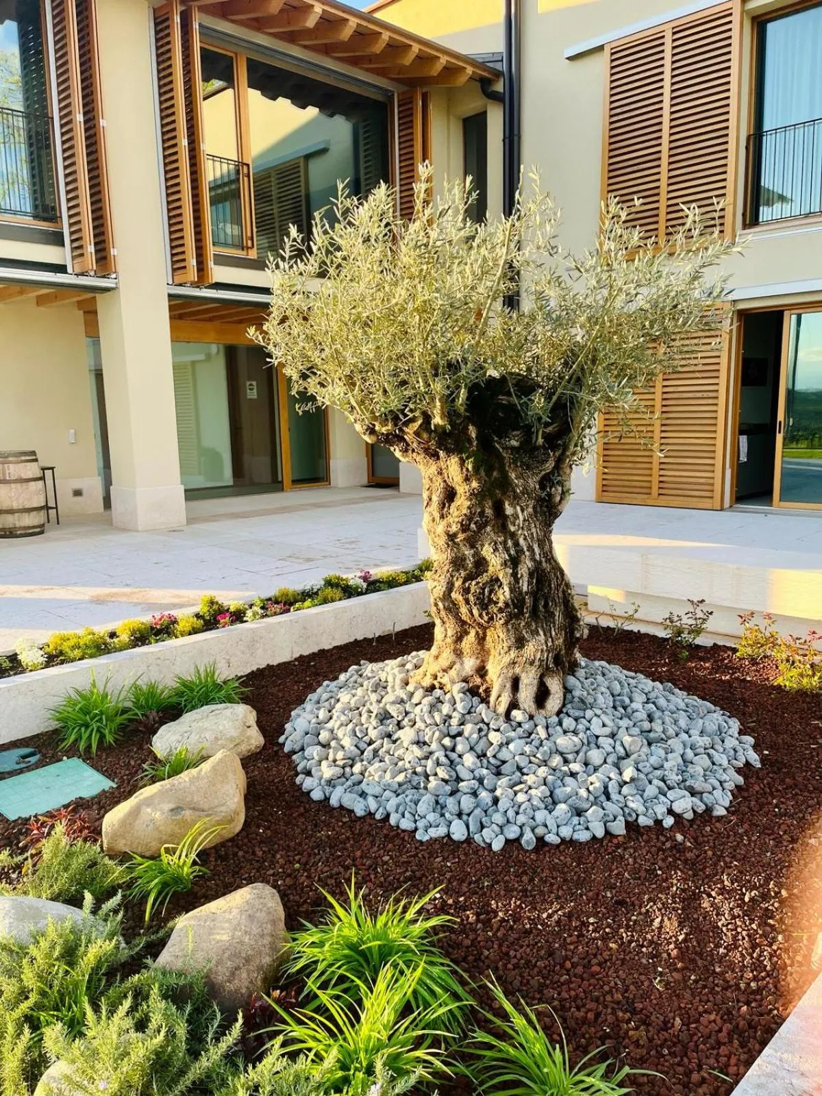 Inner courtyard view in Il Vigneto